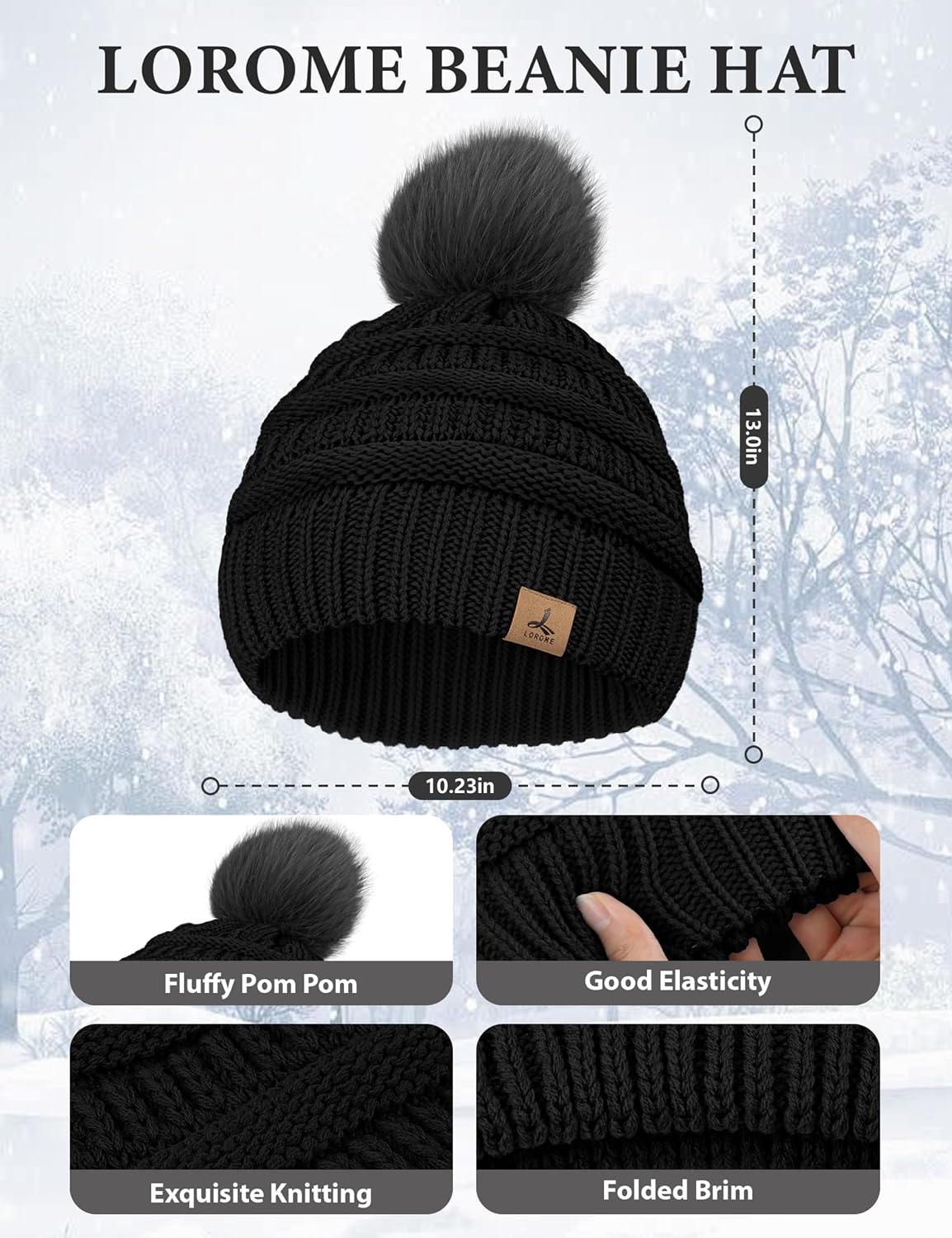Thumbnail 1 de Winter Hat Set 4-in-1 🧣
