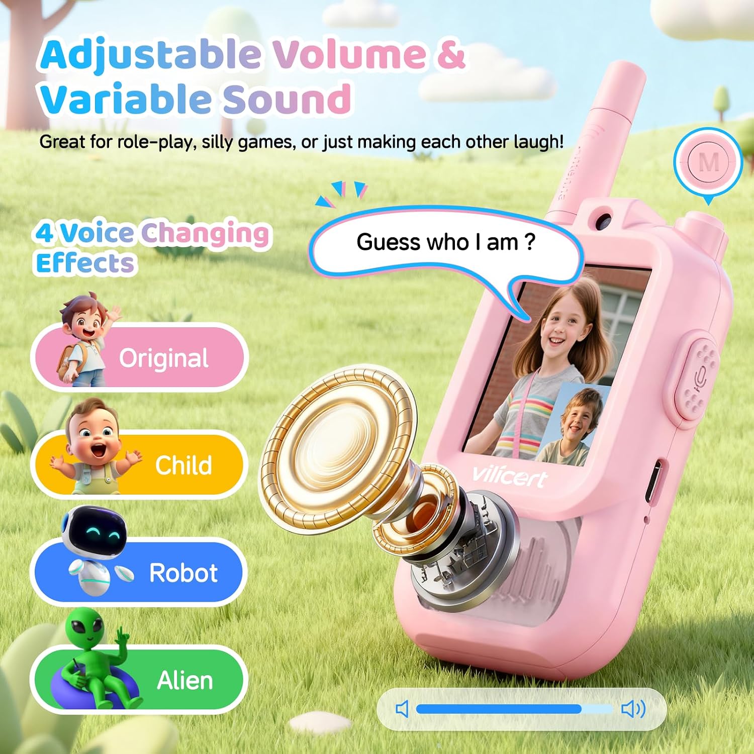 Detalle de Vilicert Kids Video Walkie-Talkies