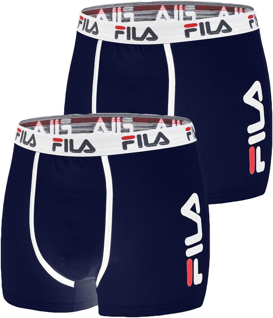 Detalle 2 de Fila Boxer Fi/1bc/Fu5040x2 – Boxer da uomo in cotone, comfort morbido e fibra naturale