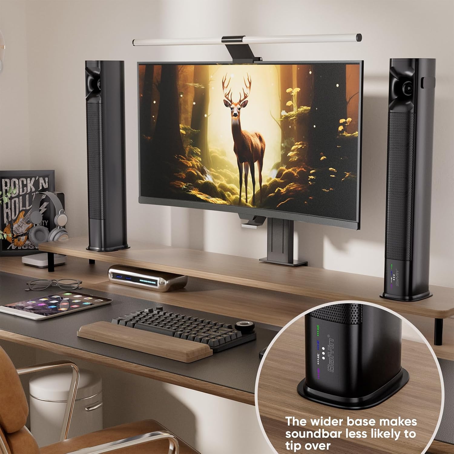Detalle de Saiyin DS6401PB 31-inch Detachable Soundbar with Bluetooth 5.3