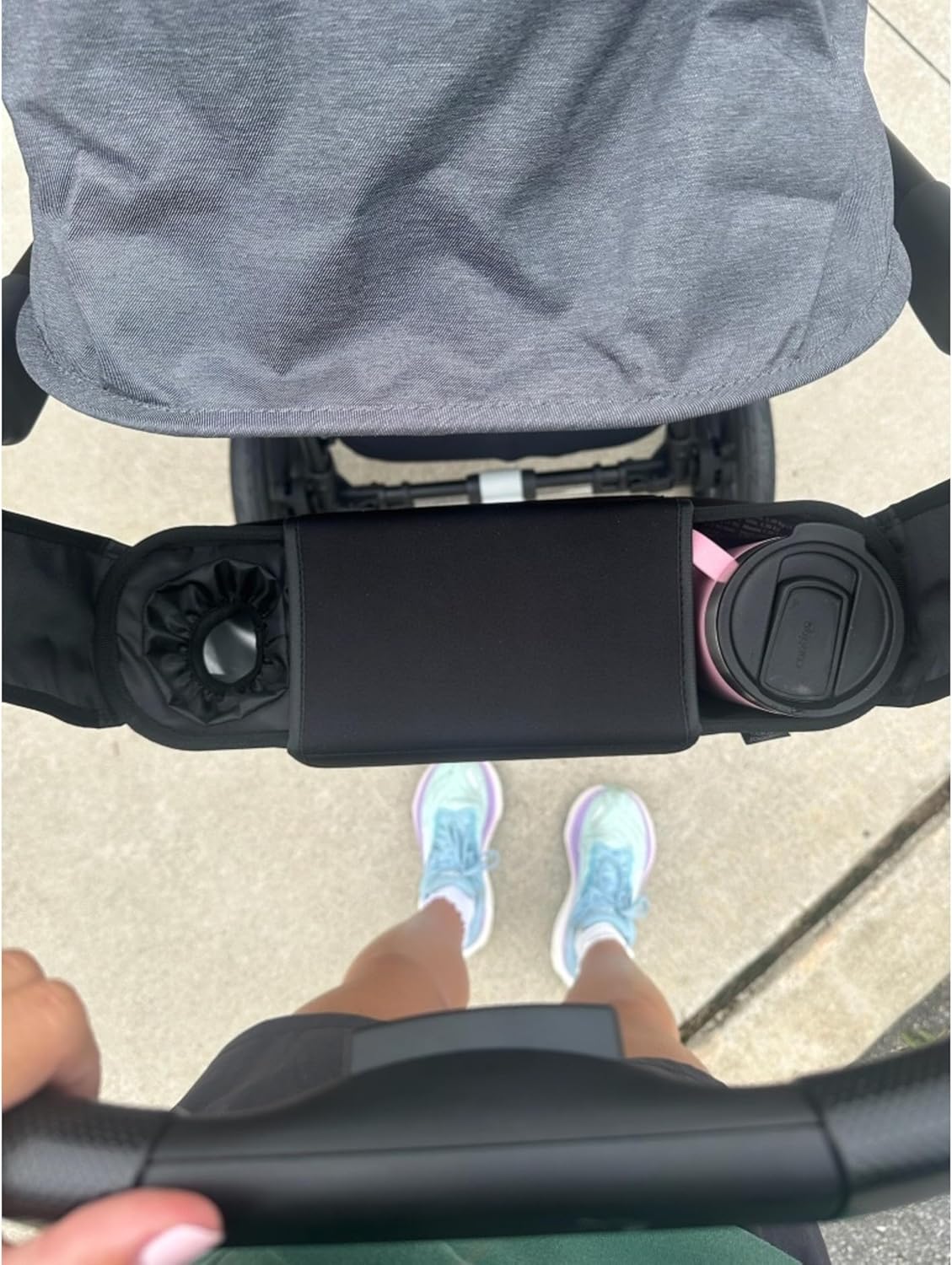 Detalle de Baby Jogger Buggy Organiser Parent Console with Insulated Cup Holder for City Tour 2, Mini GT2, Elite 2 and More