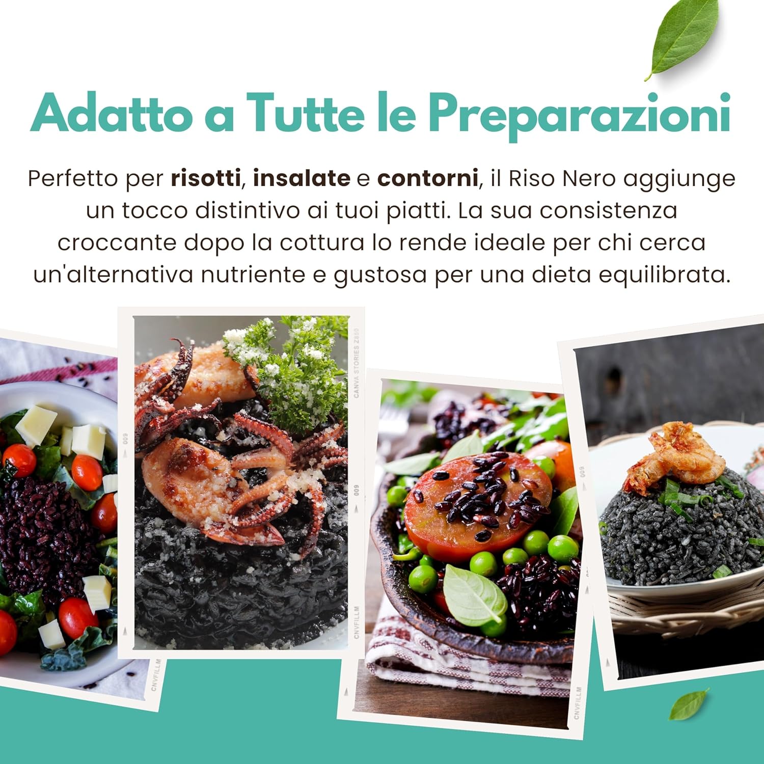 Thumbnail 3 de Riso Nero Integrale Italiano 2 kg (2x1 kg) – Aromatico, Senza Glutine, Ricco di Fibre e Antiossidanti