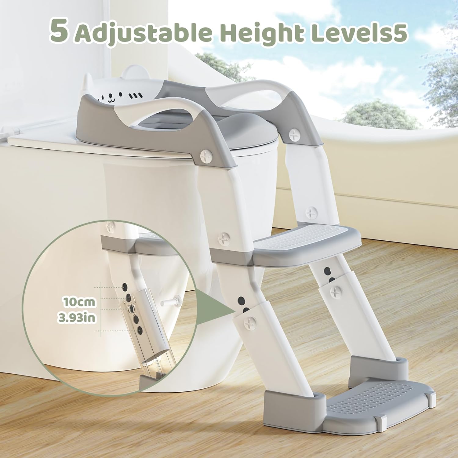 Thumbnail 3 de Sweetmirth Potty Training Toddler Toilet Seat: 3-in-1 Grow-with-Me Stool for Ages 1–6