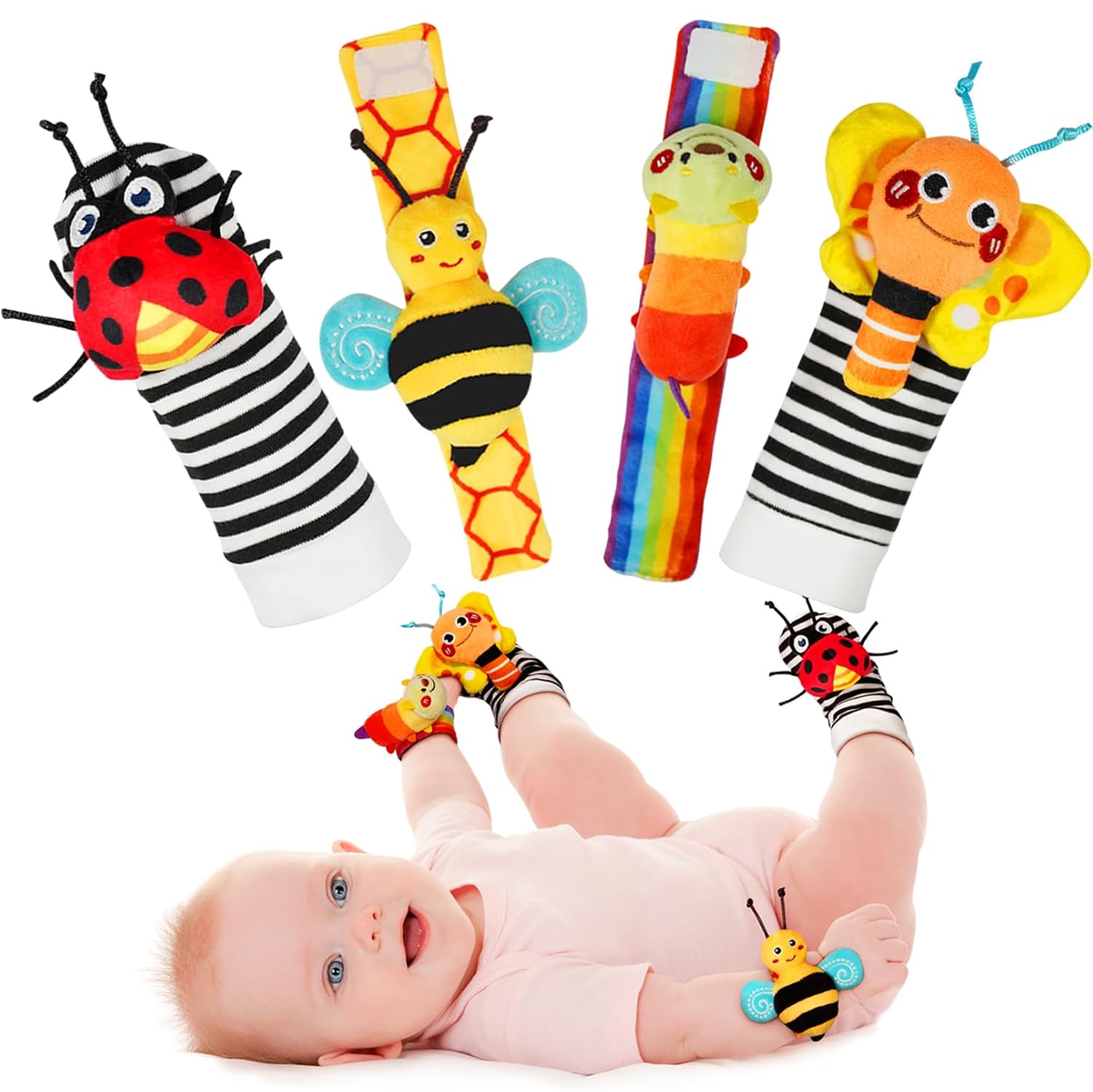 Infinno Rattle Socks 0-12 Months