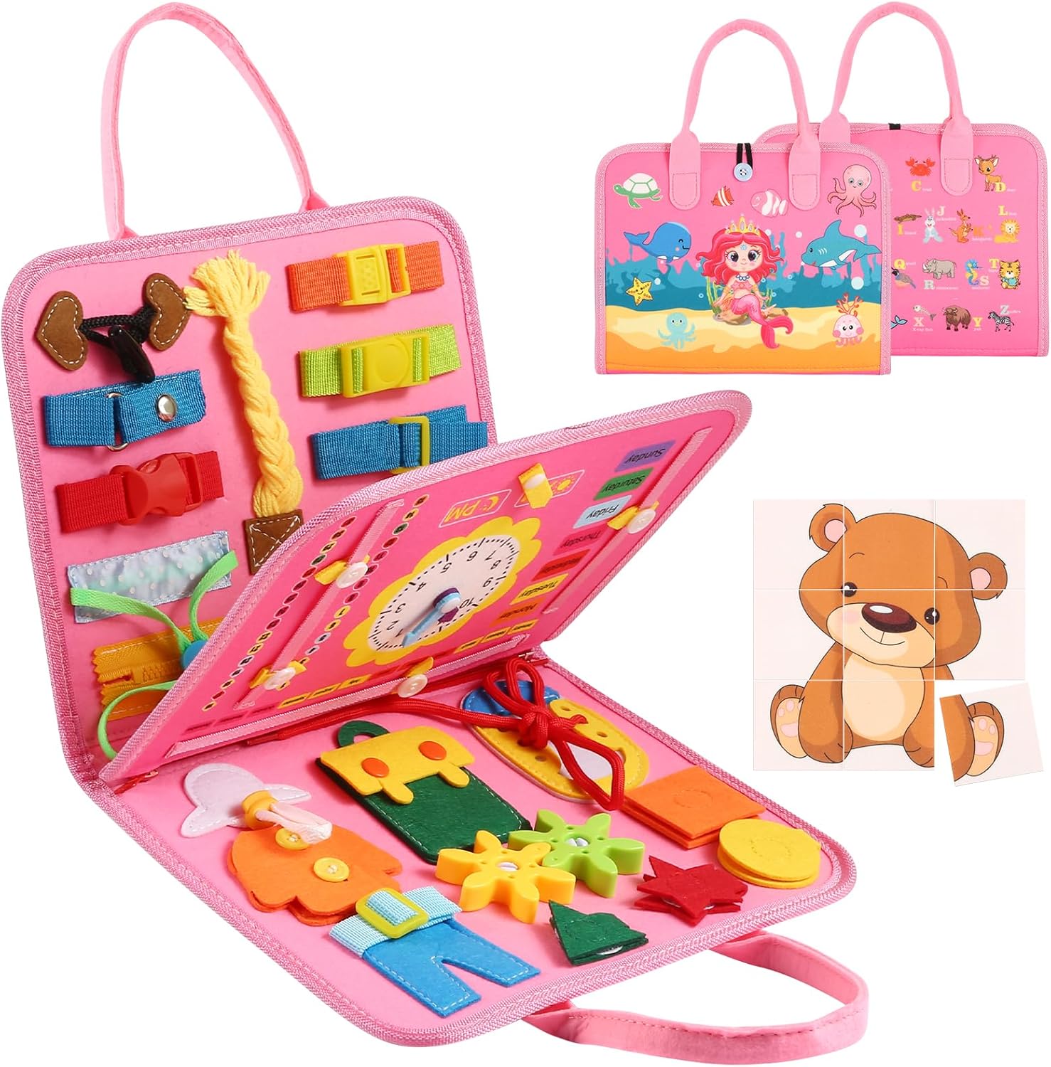 Detalle de khlerox Busy Board Montessori Toy for Kids