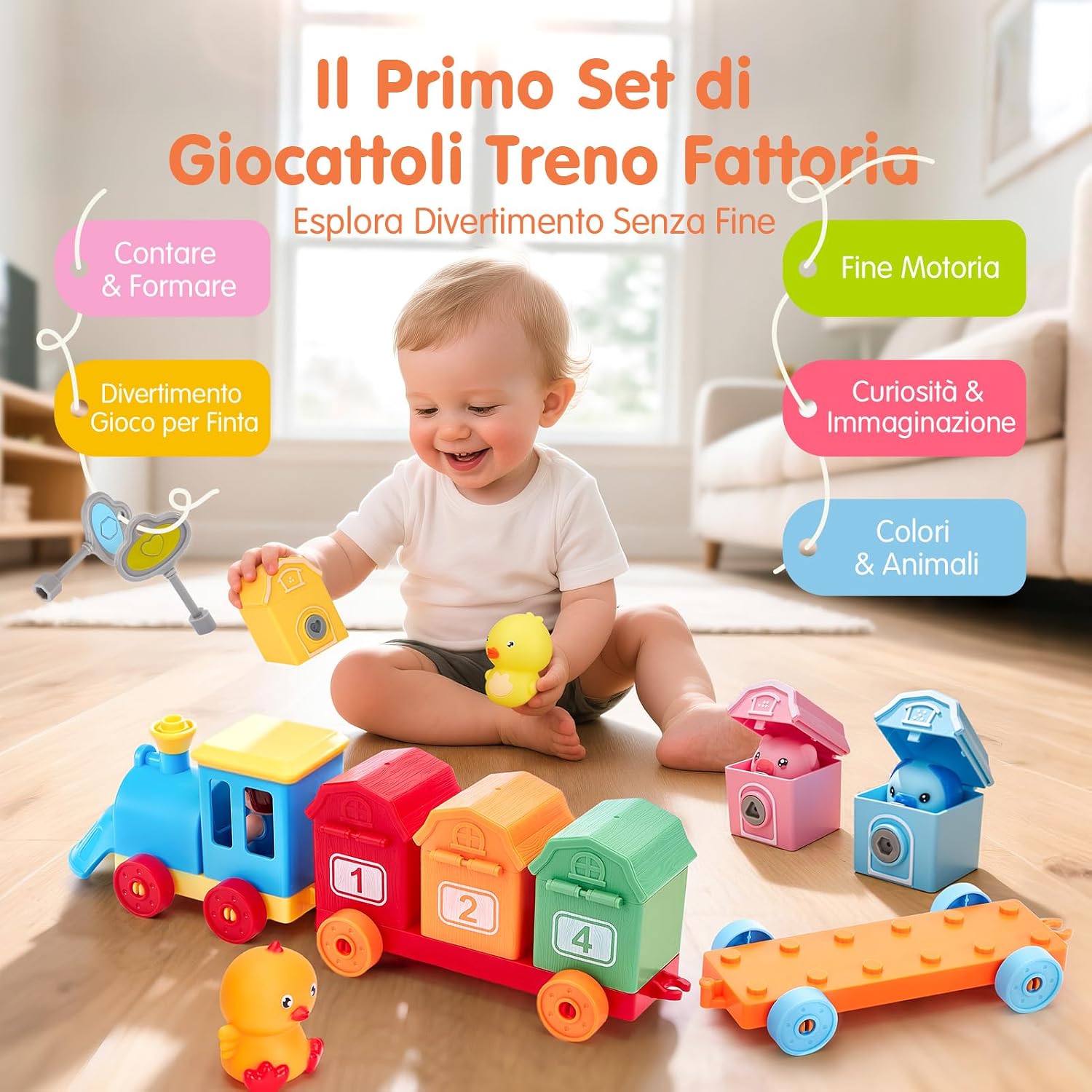 Detalle 2 de hahaland Giochi Montessori 1 Anno