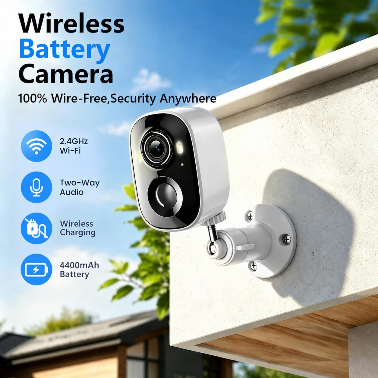 Detalle 2 de Jooedi Outdoor Security Camera 2K