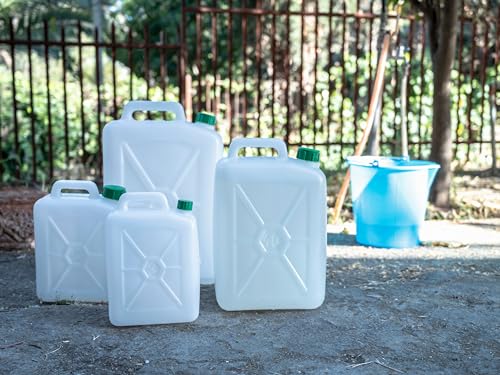 Detalle 2 de Ecoplast Tanica 15 Litri – Fusto in Plastica HDPE, neutro, senza BPA, maniglia ergonomica