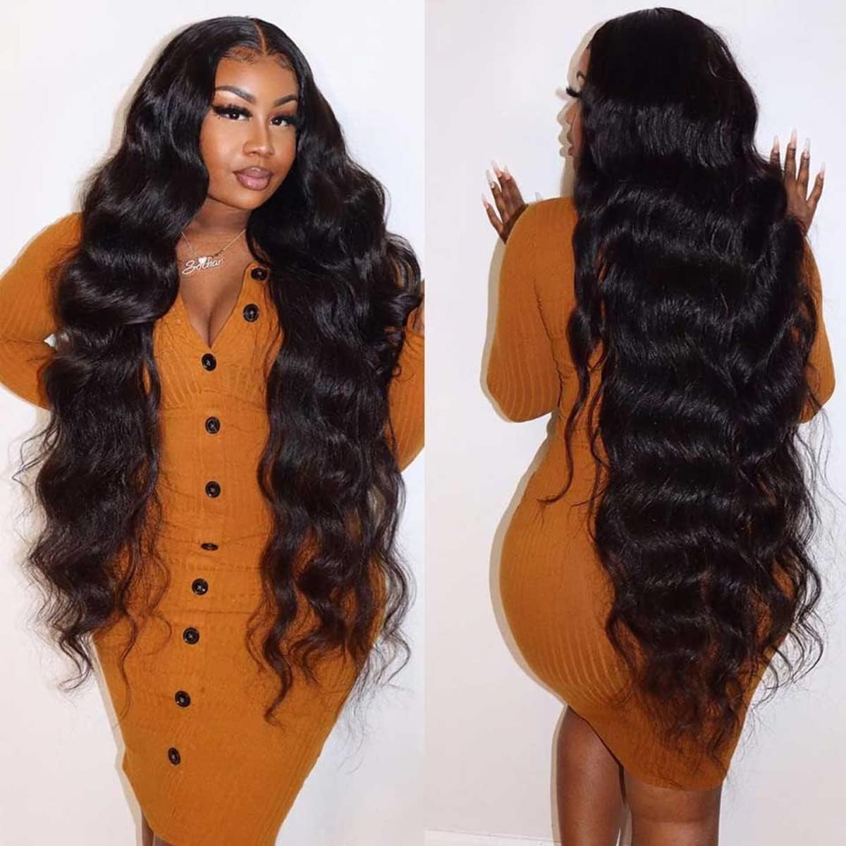 Uveous 28 Inch Glueless Wig 5x5 HD Closure 💇♀