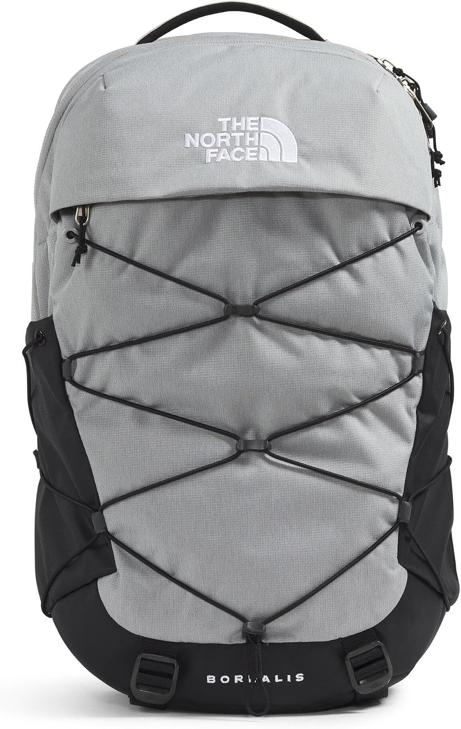 Detalle de The North Face Borealis Laptop Pack - Meld Gy Dk Hth / TNF Blk-NPF, OSFA