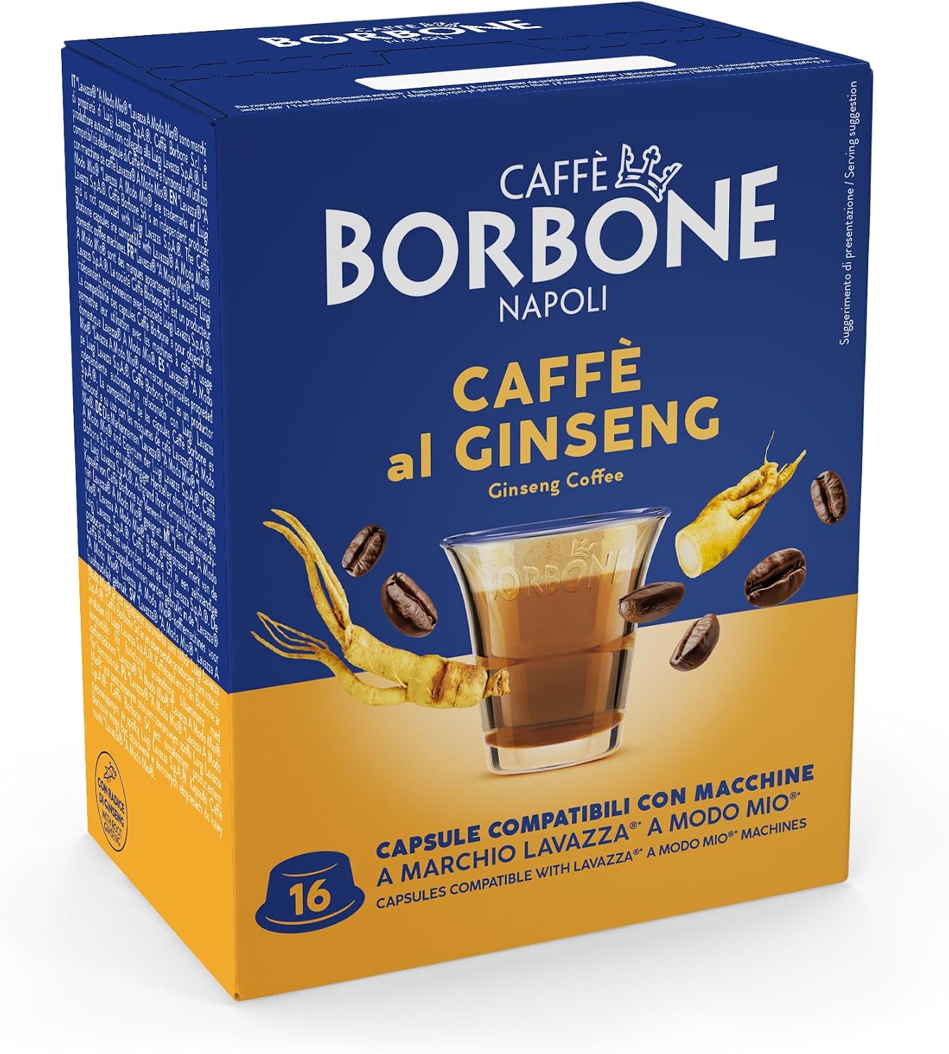 Thumbnail 2 de Caffè Borbone Don Carlo Miscela Nera 100 Capsule Lavazza A Modo Mio