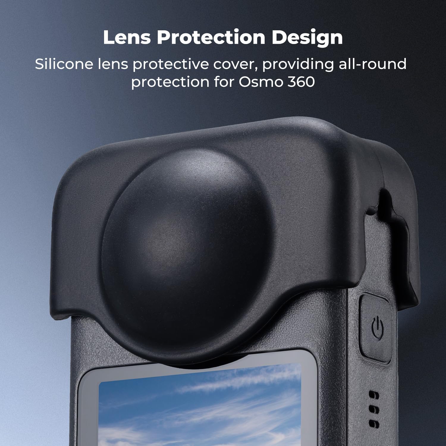 Detalle 2 de K&F CONCEPT Silikon-Schutzhülle inkl. Displayschutz für DJI Osmo 360