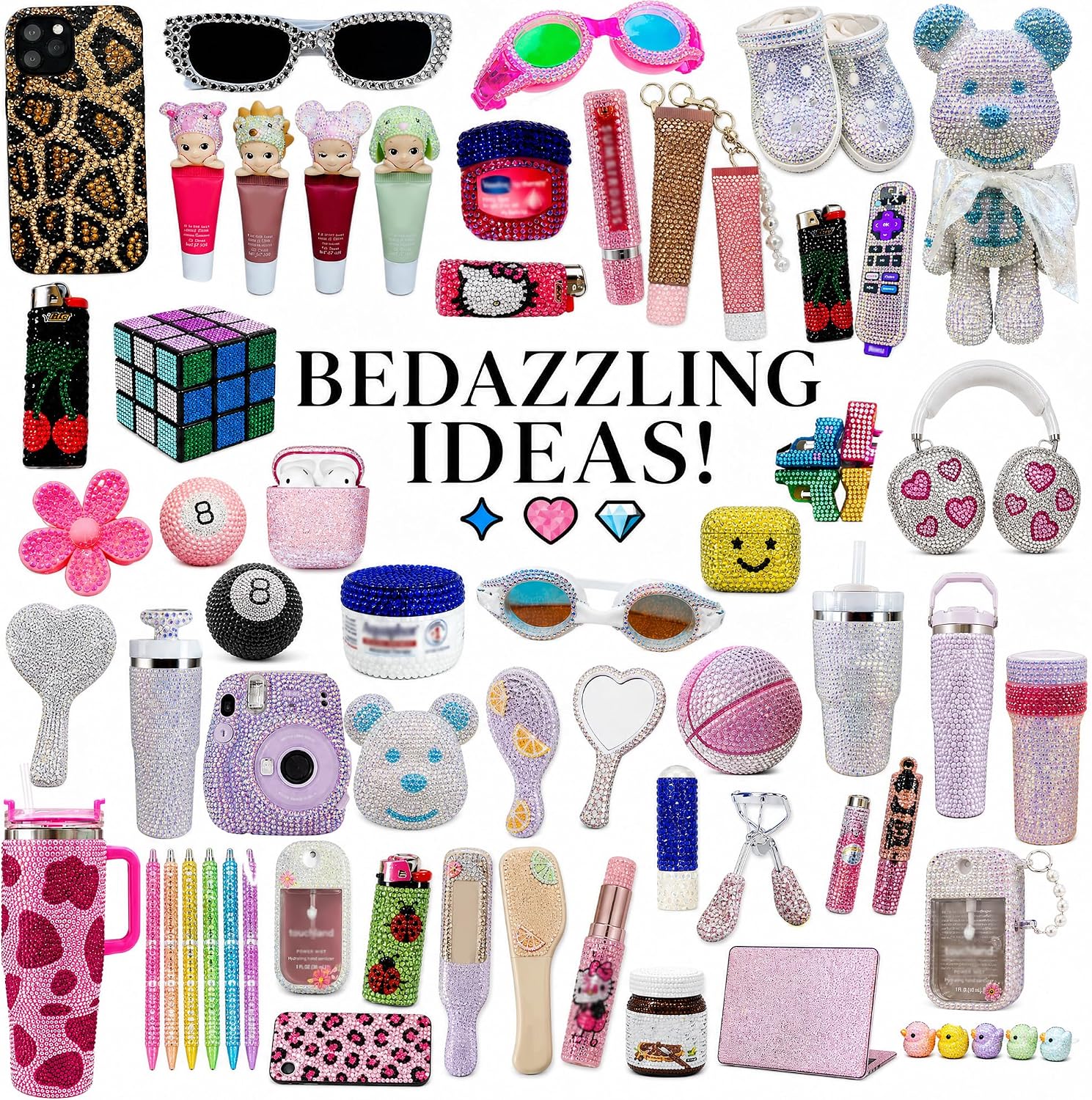 Detalle de Gionlion Rhinestone Craft Kit, 24 Colors