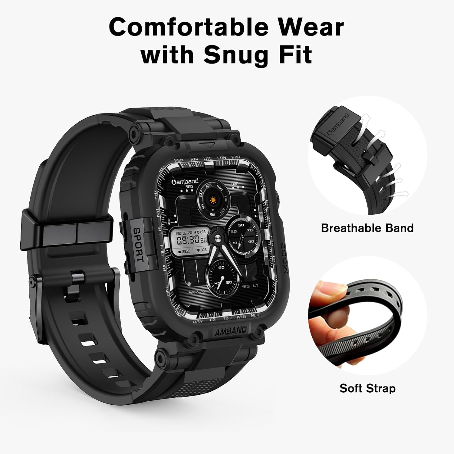 Thumbnail 3 de amBand M1 Sport Case Band for Apple Watch Ultra 49mm