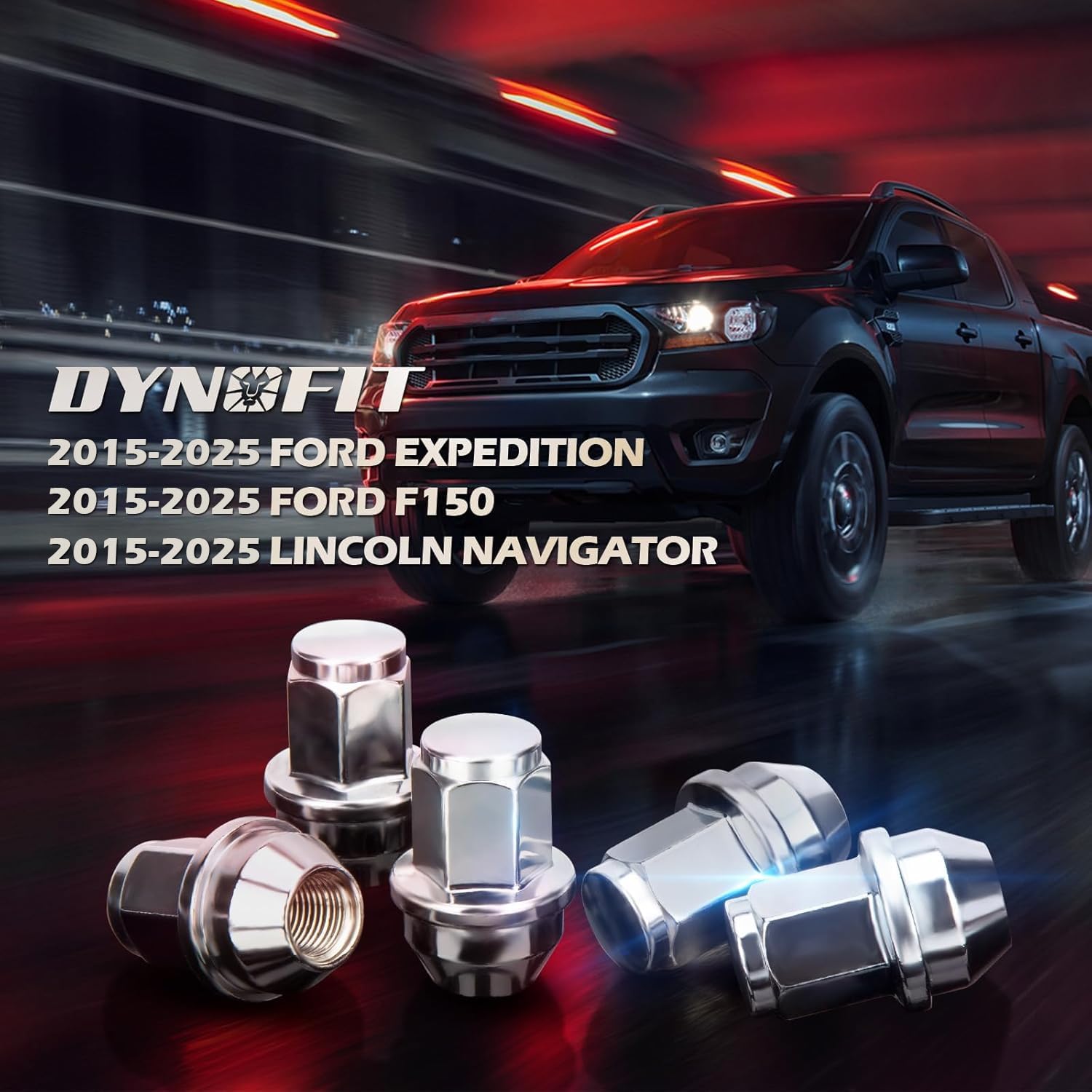 Detalle 2 de dynofit 24pcs 14x1.5 Lug Nuts 21mm