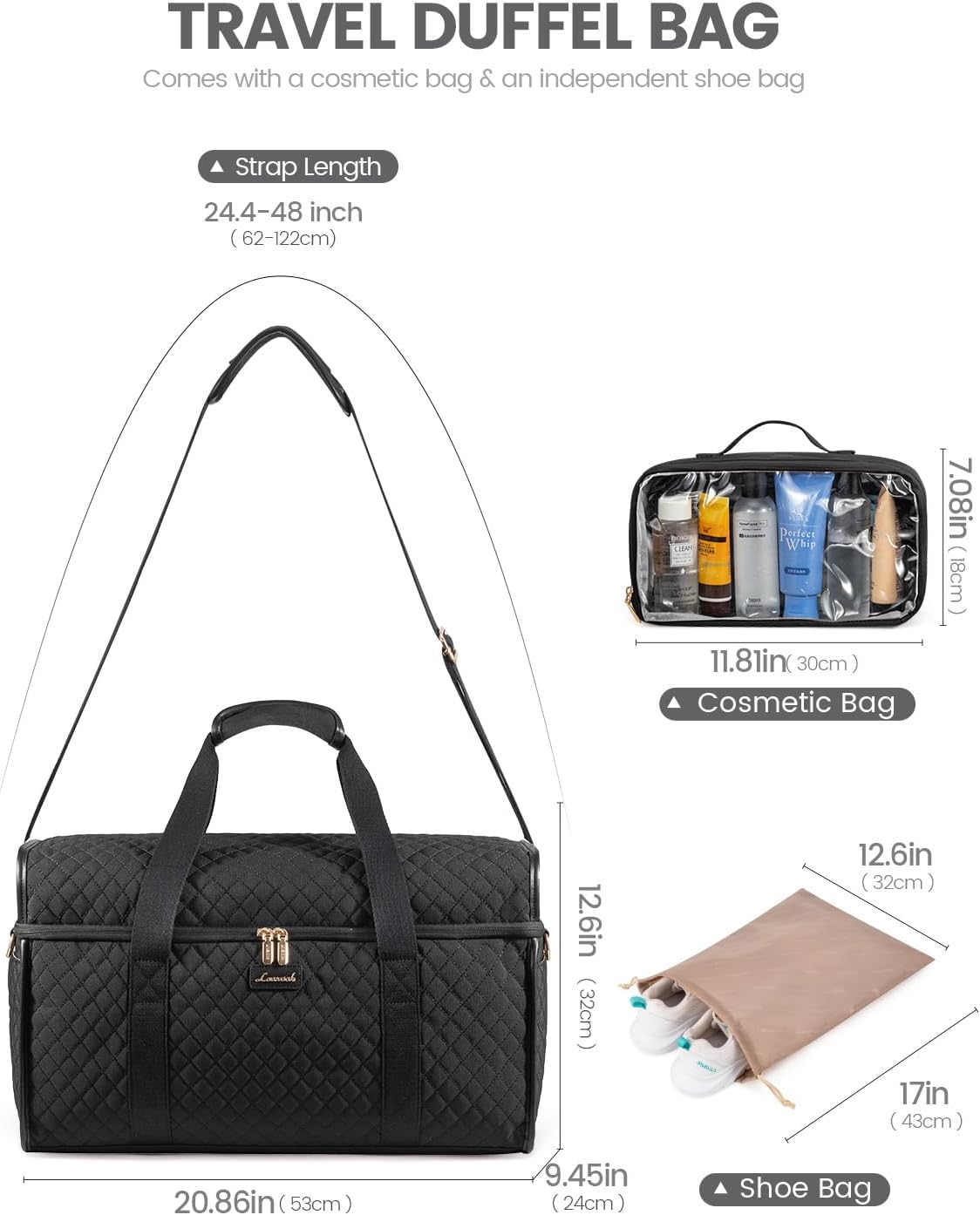 Thumbnail 4 de LOVEVOOK Travel Bag 53cm carry‑on