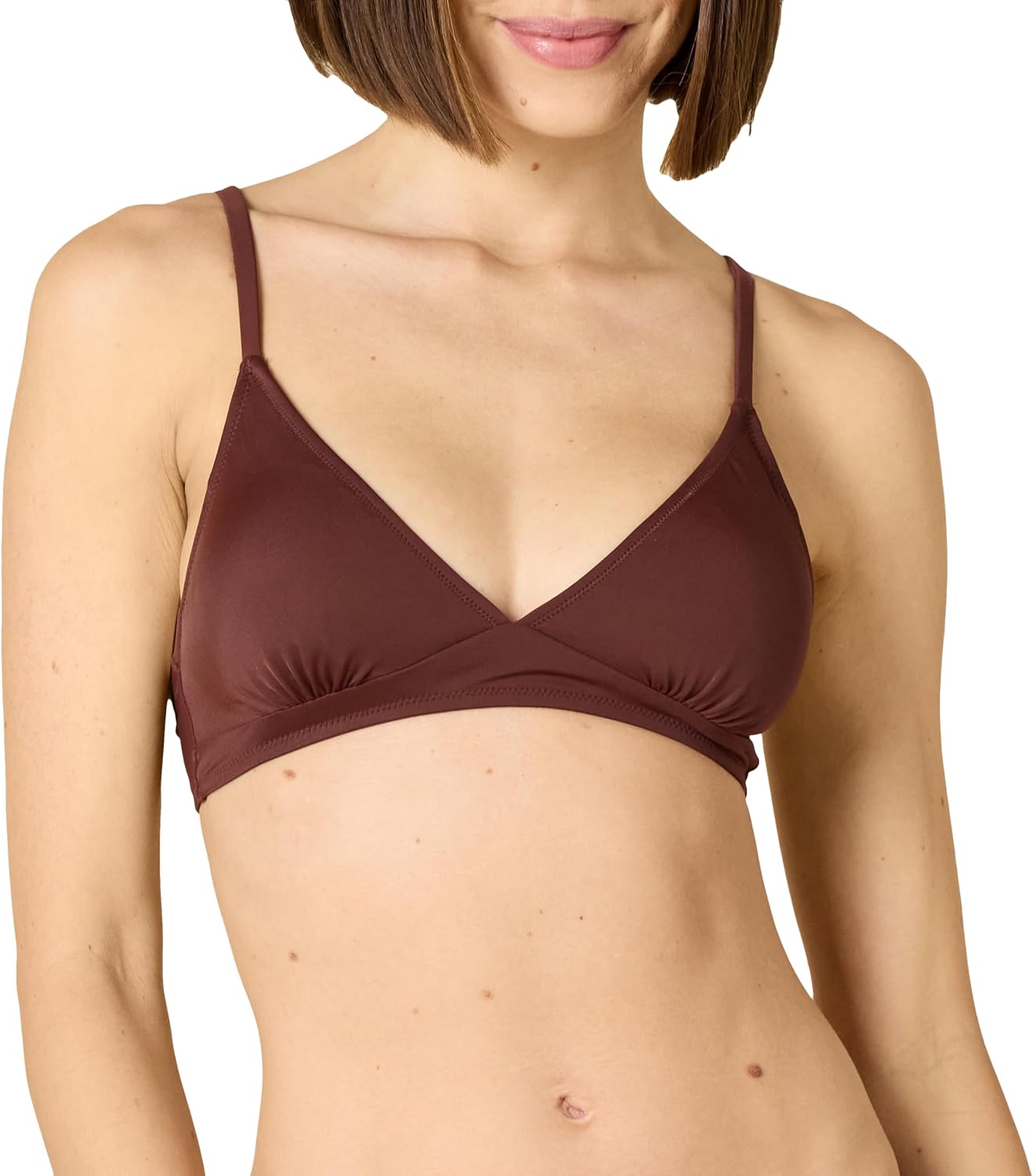 Thumbnail 6 de Amazon Essentials Women’s Light-Support Classic Bikini Swimsuit Top (Light-support triangle)