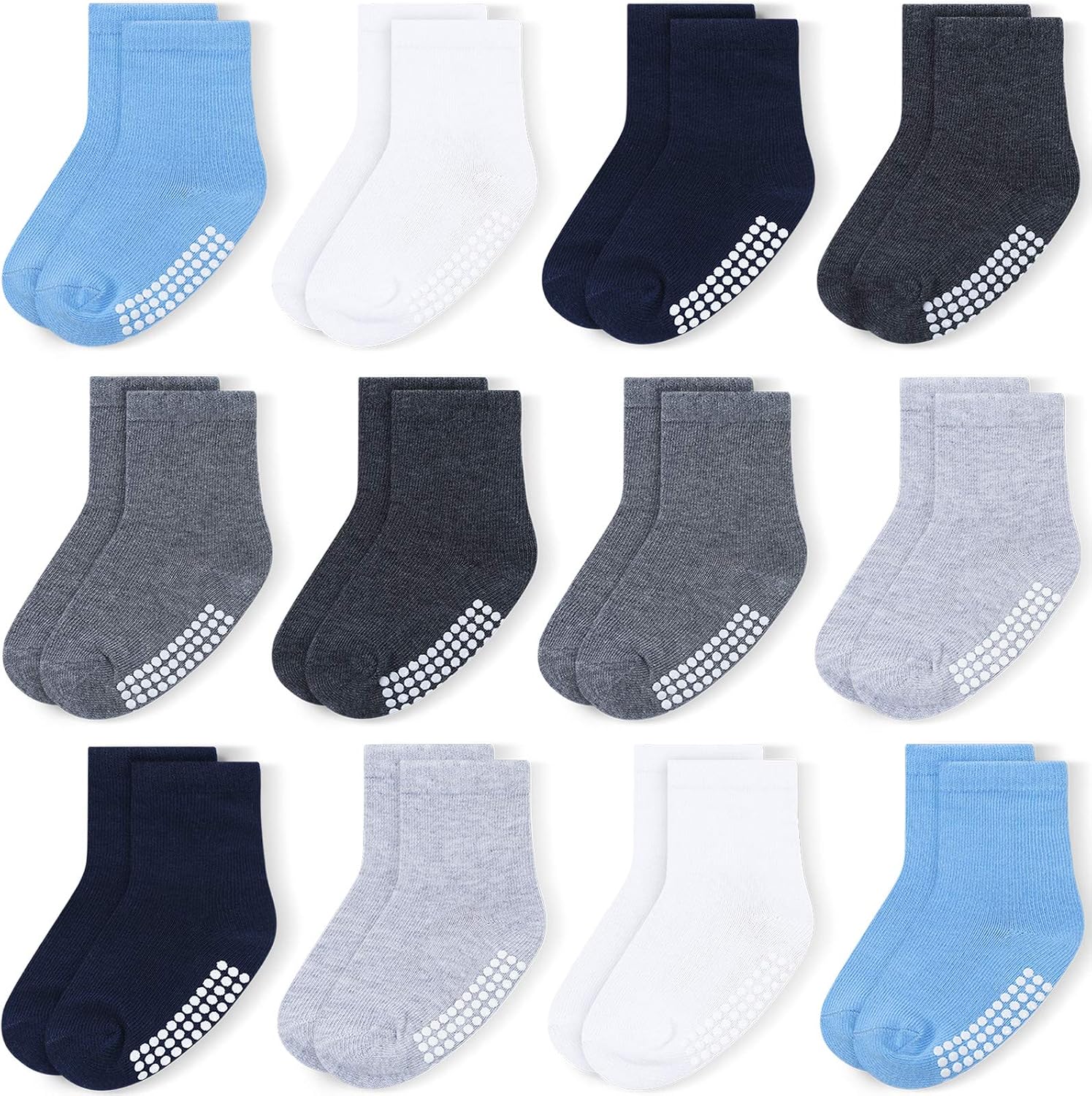 Thumbnail 4 de Baby Toddler Crew Socks, 12-Pack
