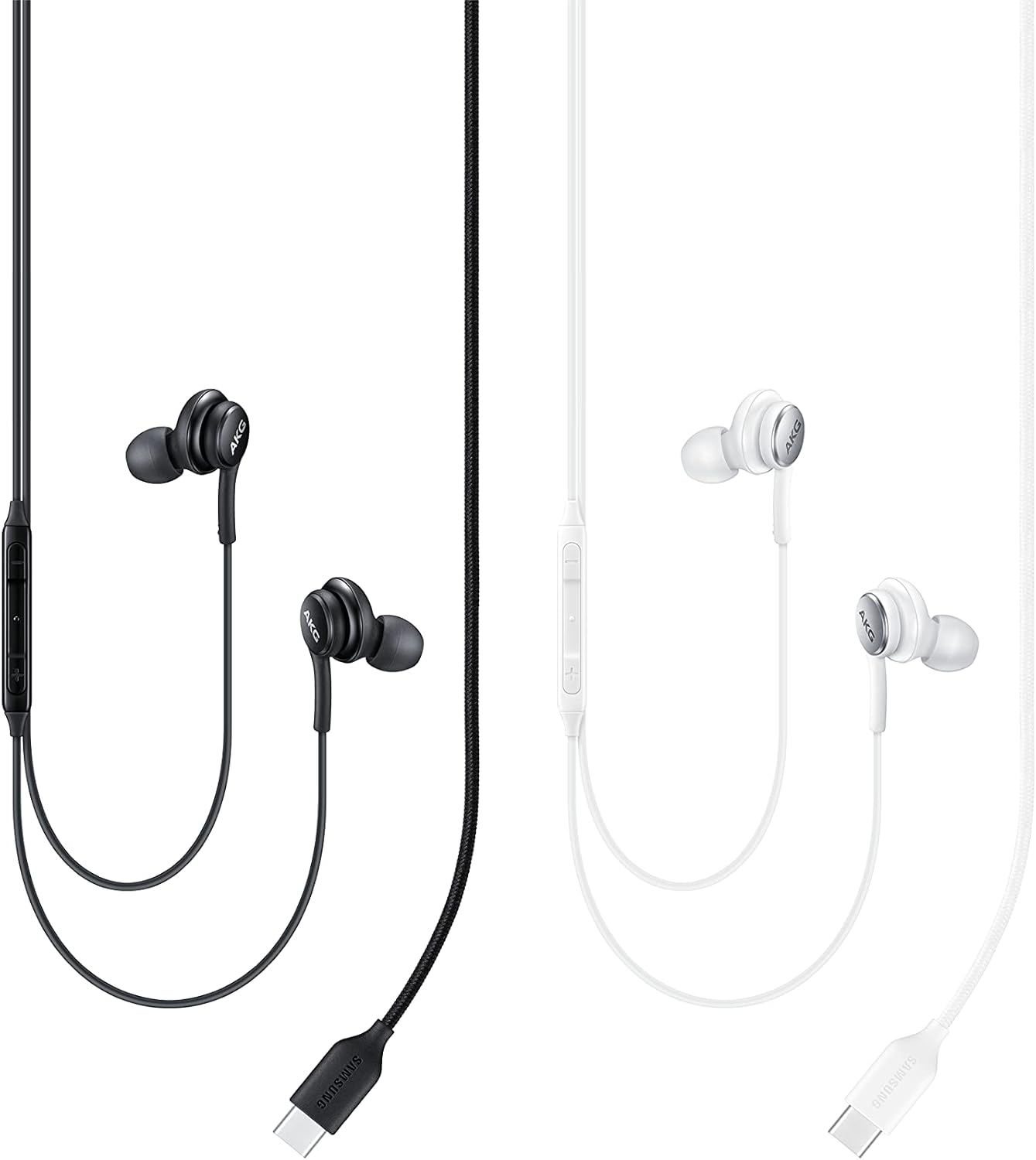 Thumbnail 6 de Samsung Type-C Earphones EO-IC100 mit AKG-Sound – Zwei-Wege-Lautsprecher, Gewebekabel, USB-C, Weiß