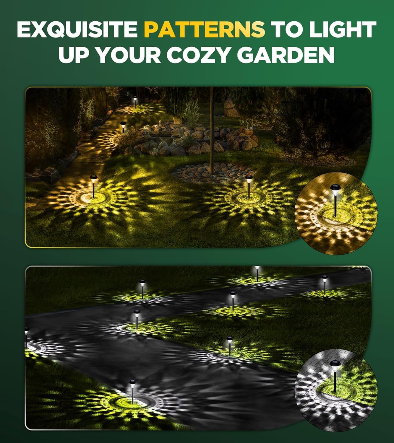 Detalle 2 de AUVERI LIFE Solar Garden Lights 10-Pack
