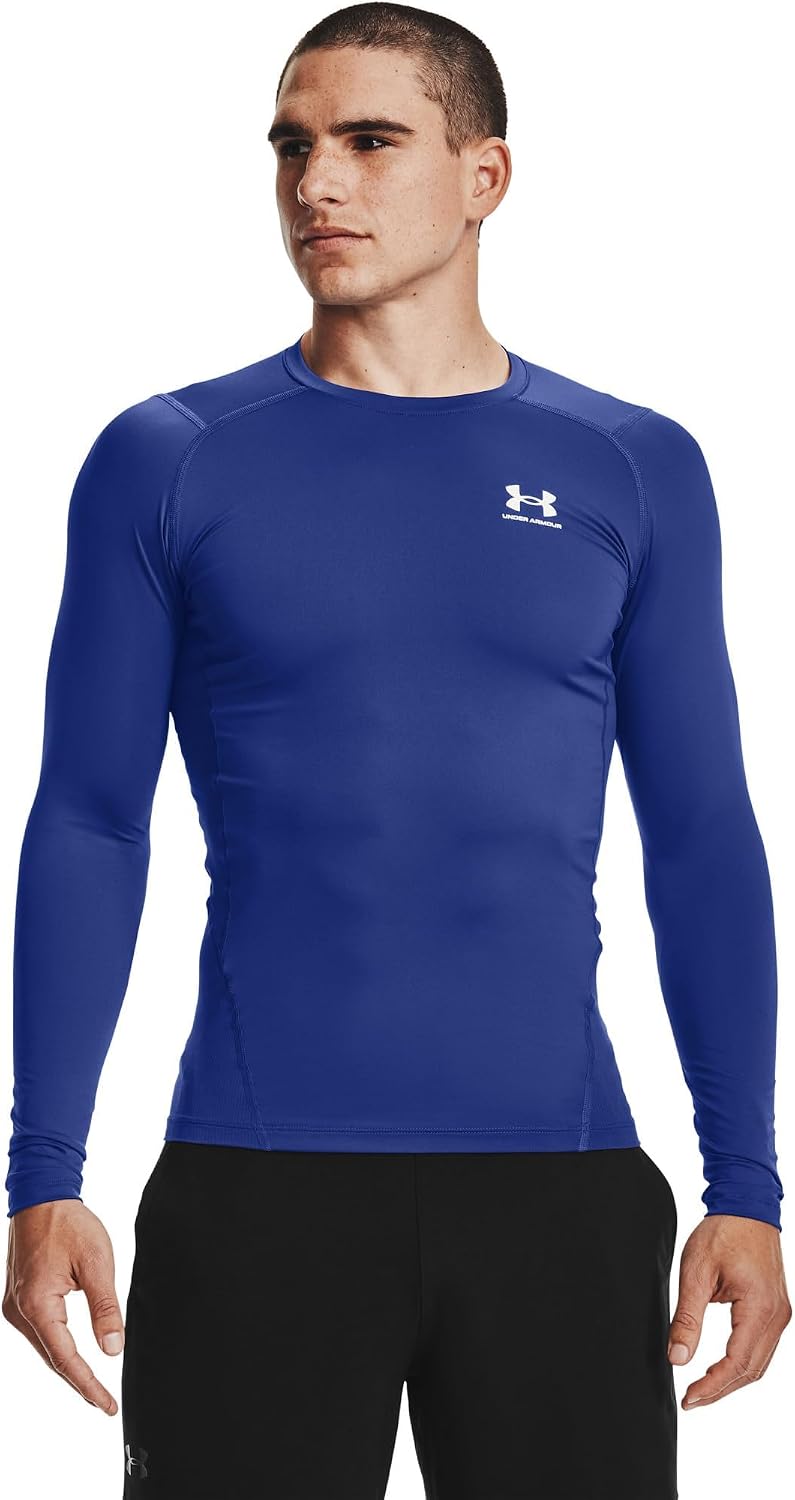 Detalle de Under Armour Hg Armour Comp LS: Maglietta a maniche lunghe in HeatGear per allenamento