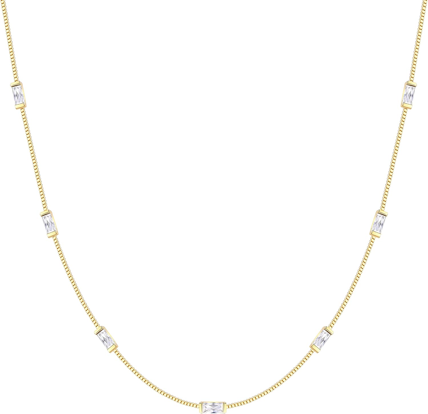 Thumbnail 6 de LOUISA SECRET Collier femme 925 argent sterling et finitions plaqué or avec 12 pierres multicolores