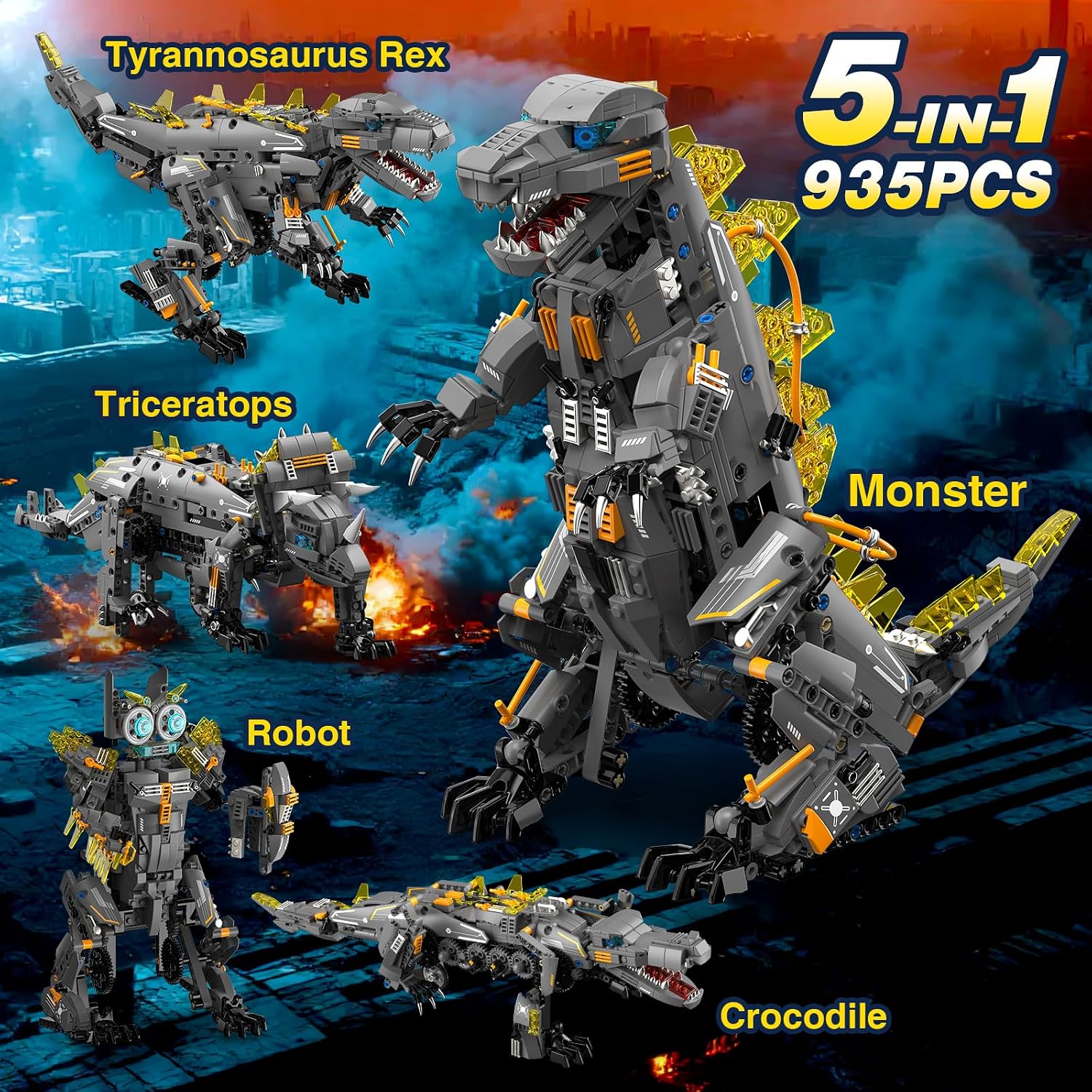 Thumbnail 1 de Technic Robot Building Sets 935PCS RC 5‑in‑1