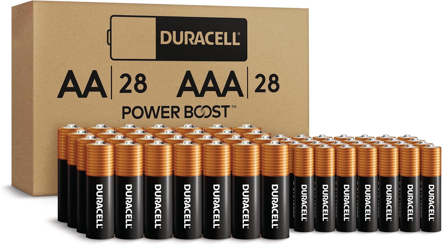 Thumbnail 1 de Duracell Coppertop AA AAA Batteries, 56 Count