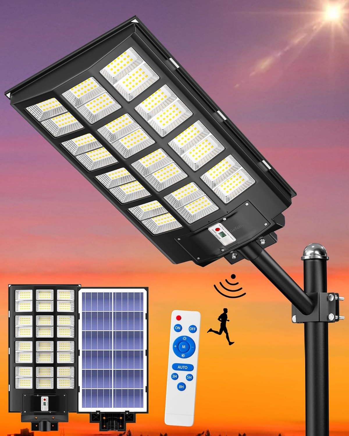 Thumbnail 6 de Gefolly SL-7800W faro solare LED 55.0000