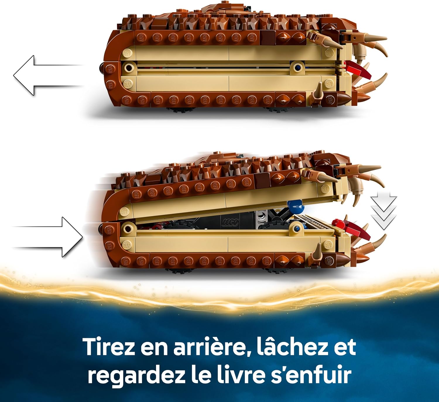 Detalle de LEGO 76449 Monstrueux Livre des Monstres