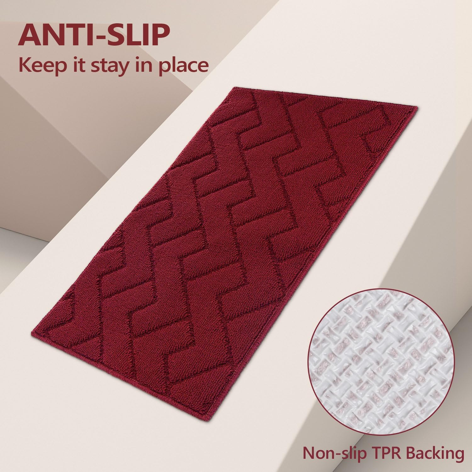 Thumbnail 3 de Hicorfe Kitchen Mat Set, 20 x 48 in