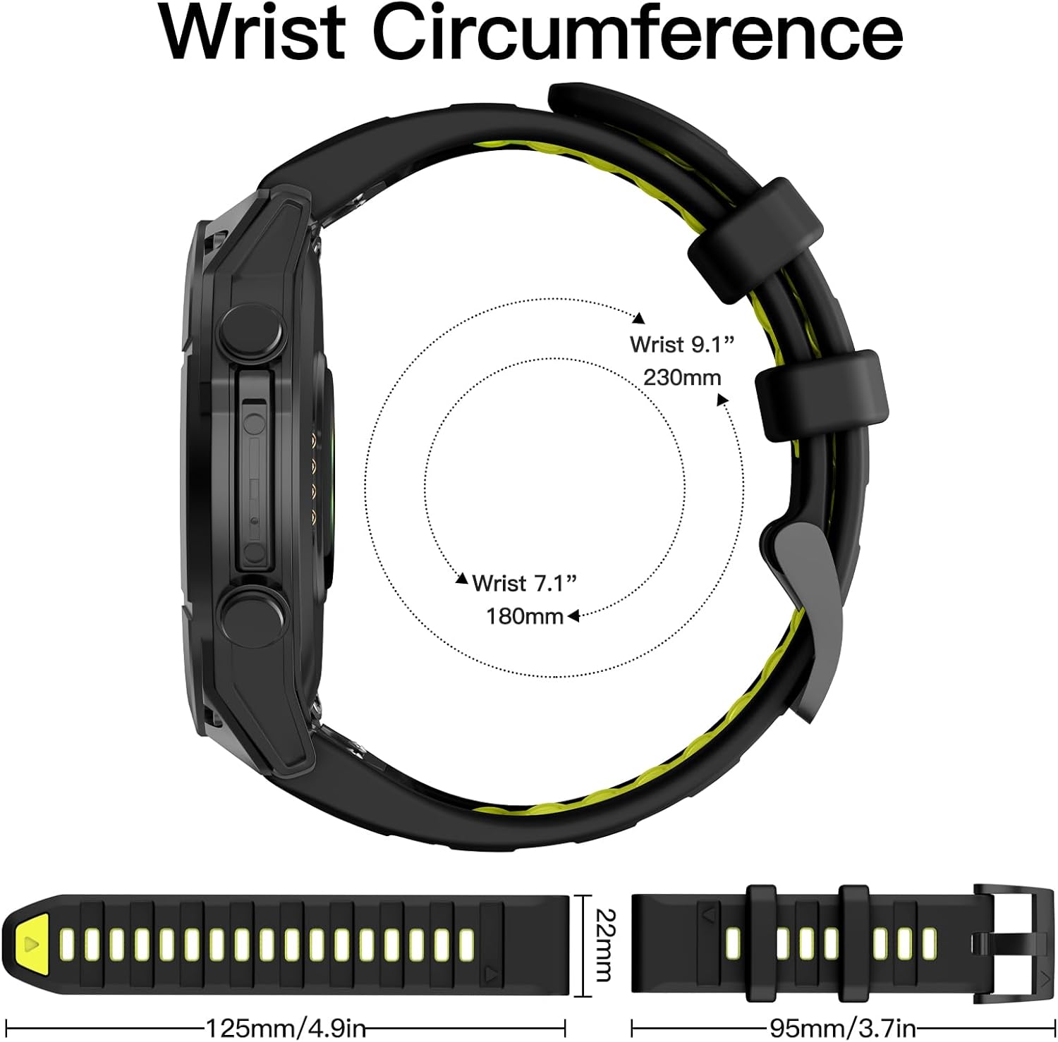 Detalle 2 de OVERSTEP Strap for Garmin Fenix 8 47mm replacement band