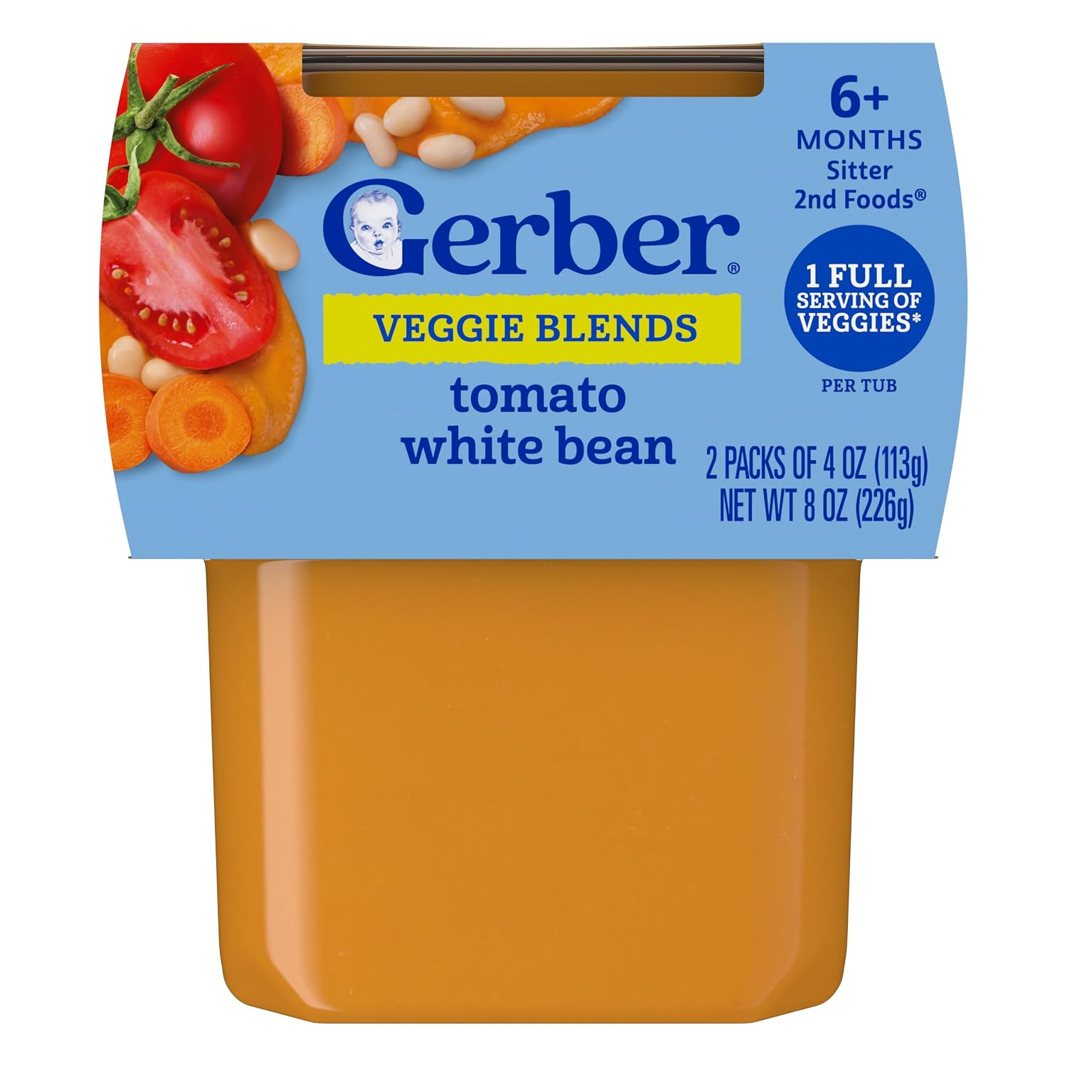 Detalle de Gerber baby food puree, Stage 2