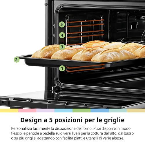 Detalle de COMFEE' CBO70M90D2-SS forno da incasso ventilato 70 L, 13 funzioni, Air Fry