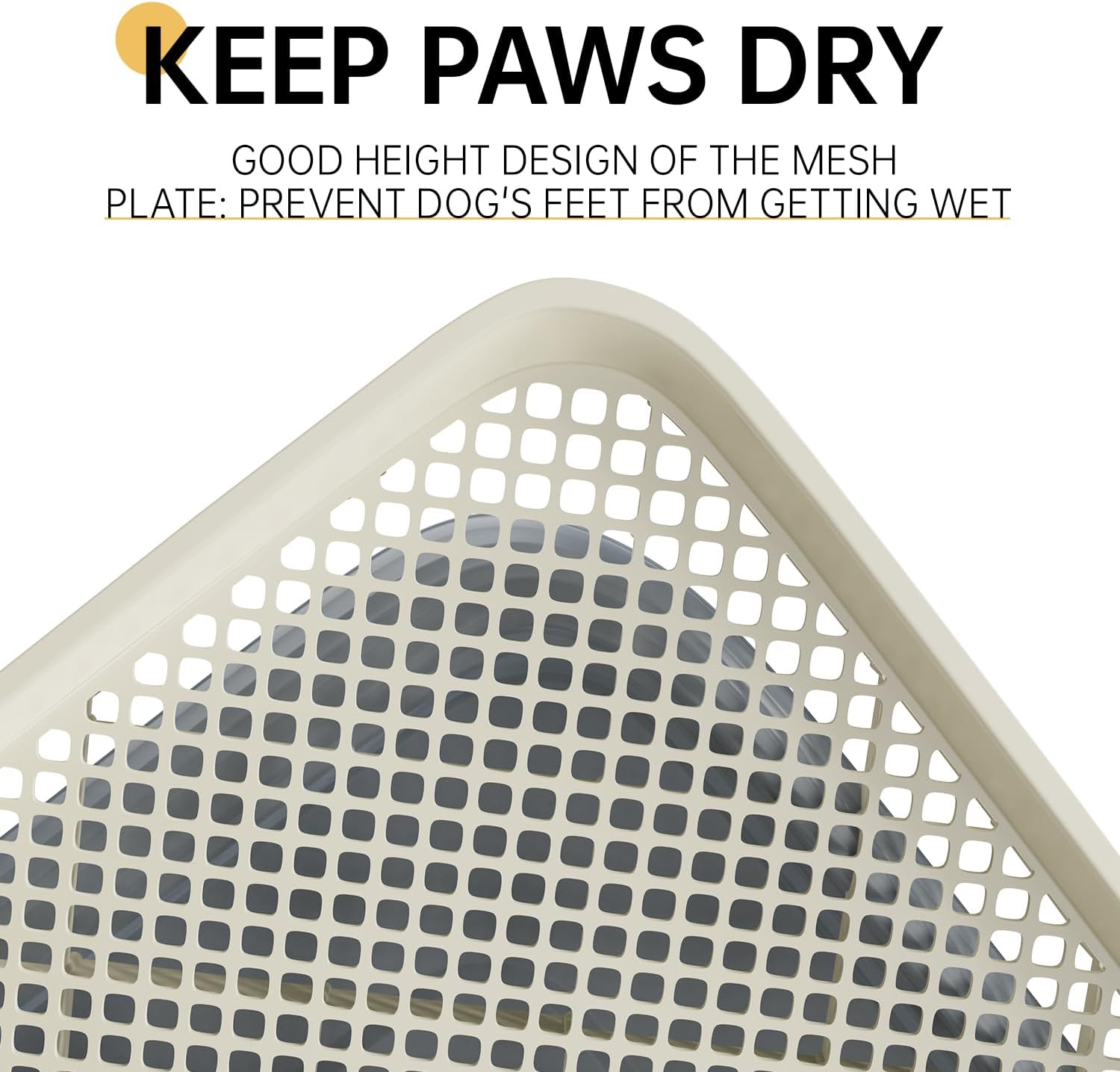Detalle 2 de KOLA PANDA Dog Pee Tray 23.6 x 17.7 in 🚽