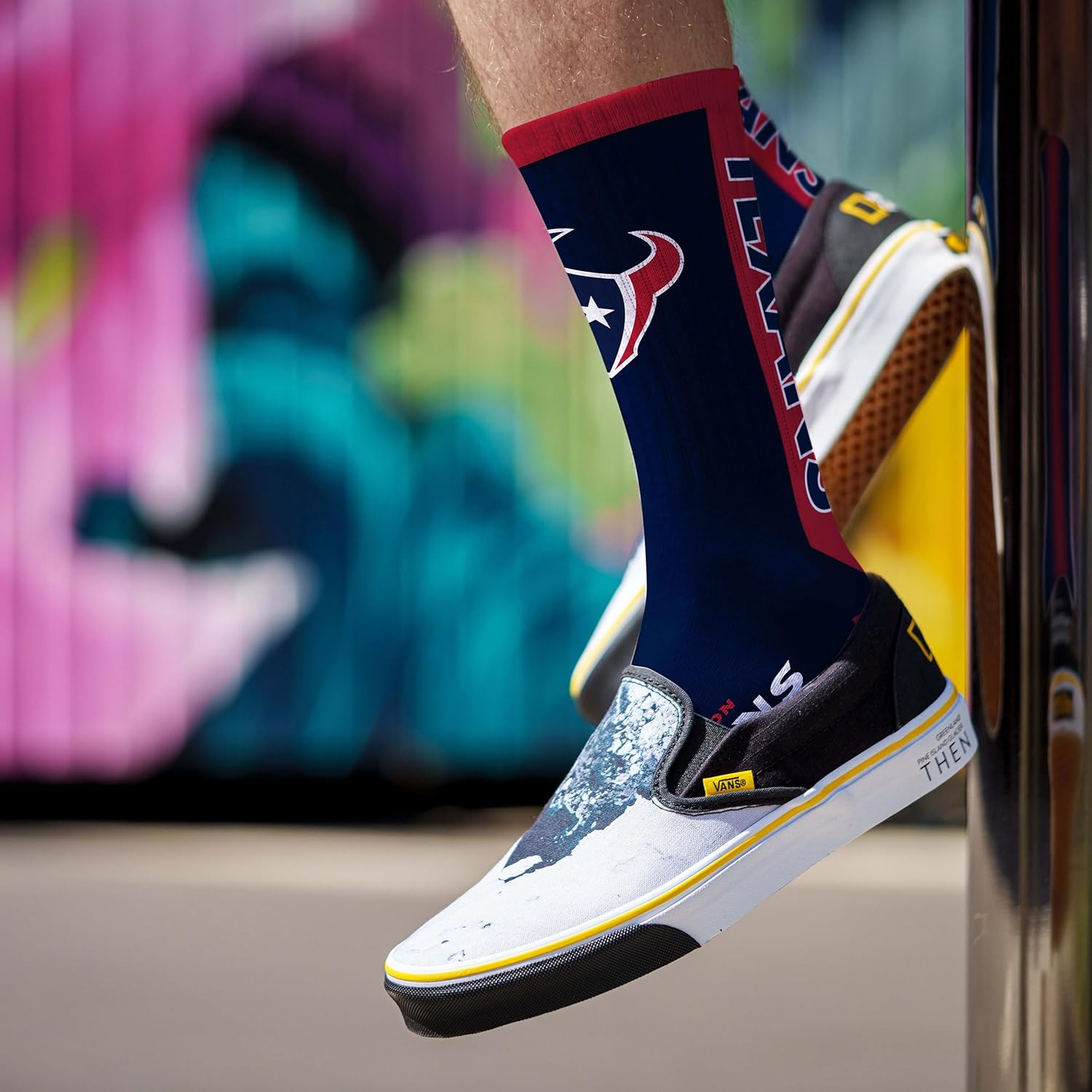 Thumbnail 2 de For Bare Feet NFL MVP Crew Socks (Unisex) – Houston Texans, Medium