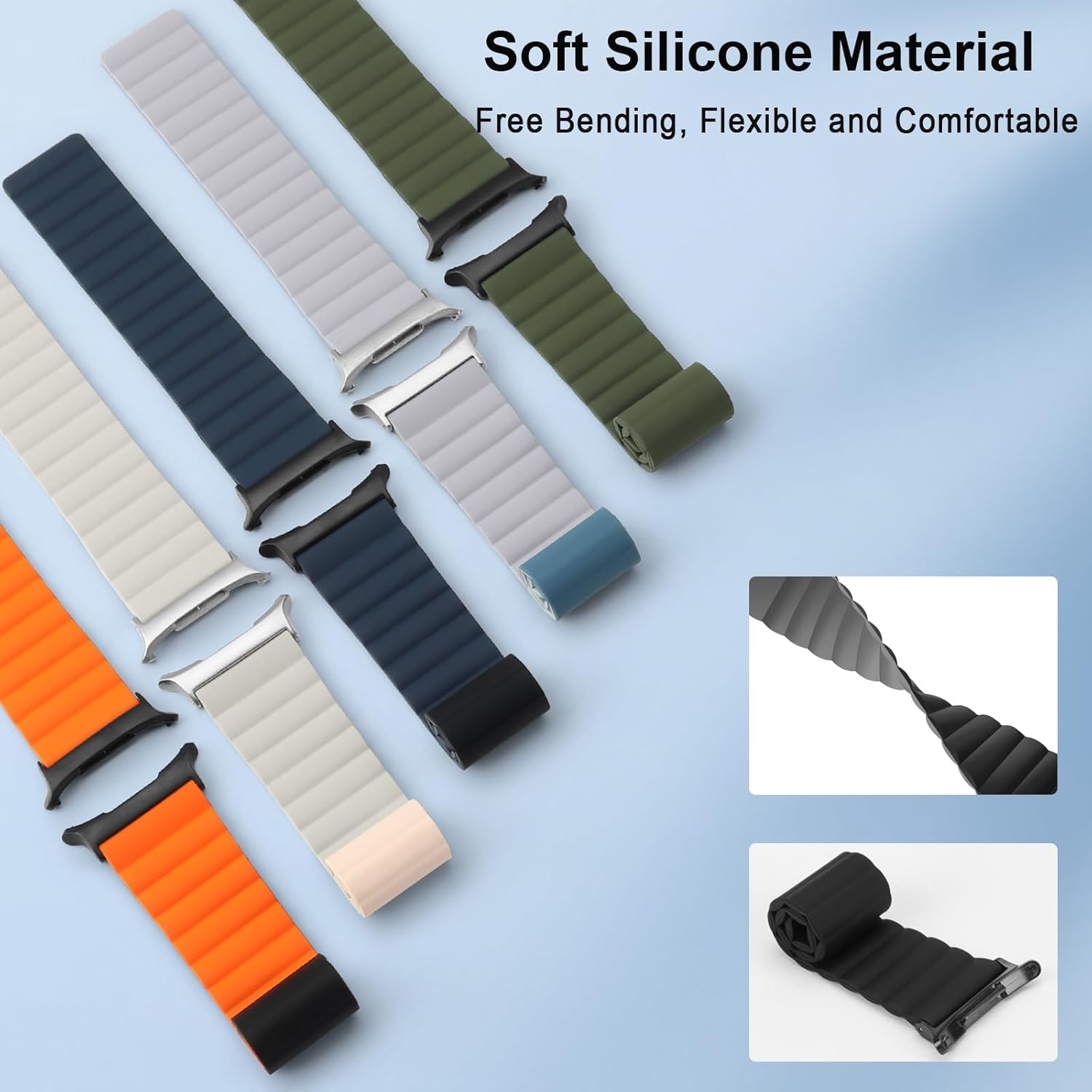 Thumbnail 2 de Magnetic straps 47mm for Samsung Watch Ultra