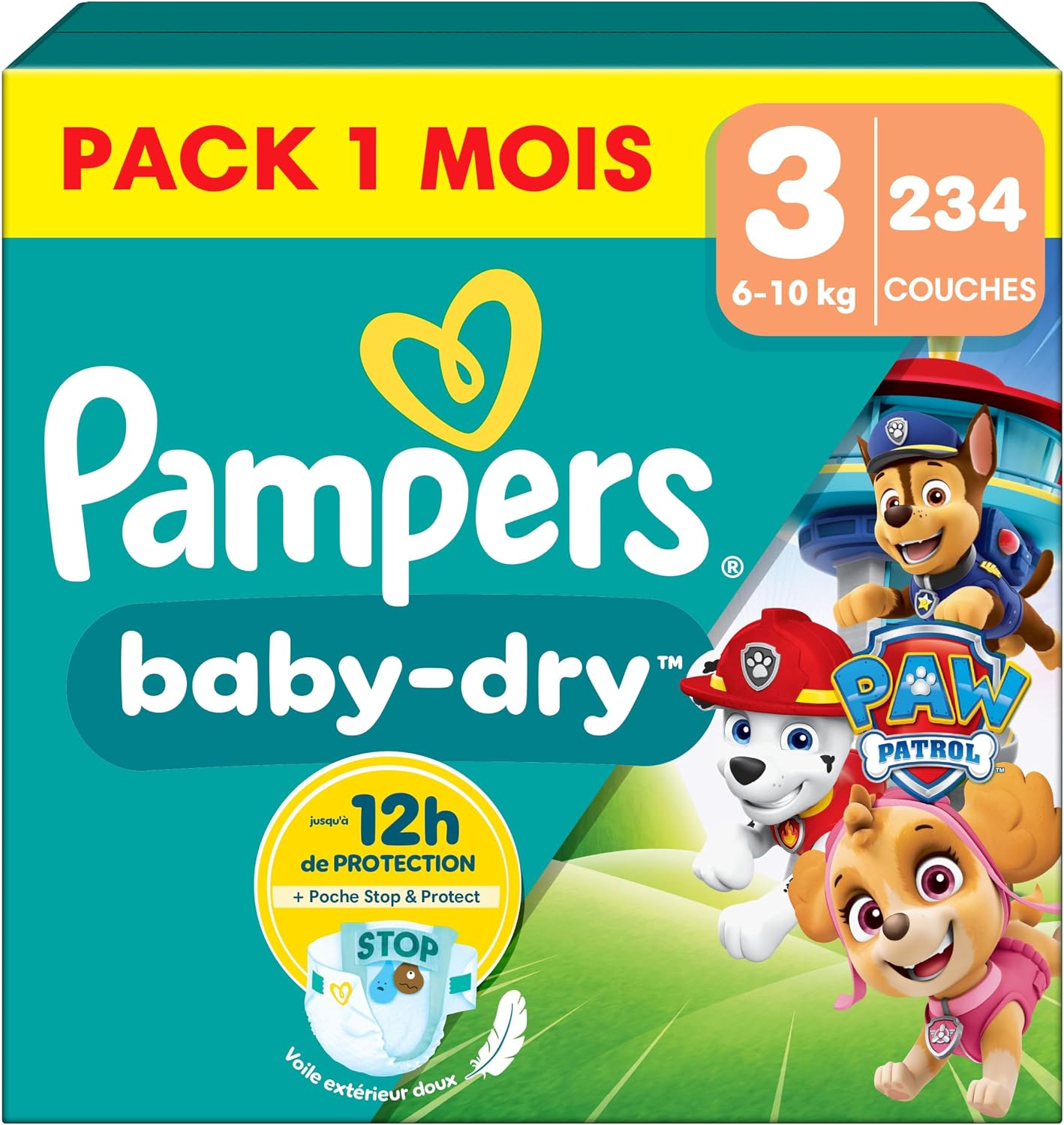 Detalle de Pampers Baby‑Dry Taille 3, 234 couches