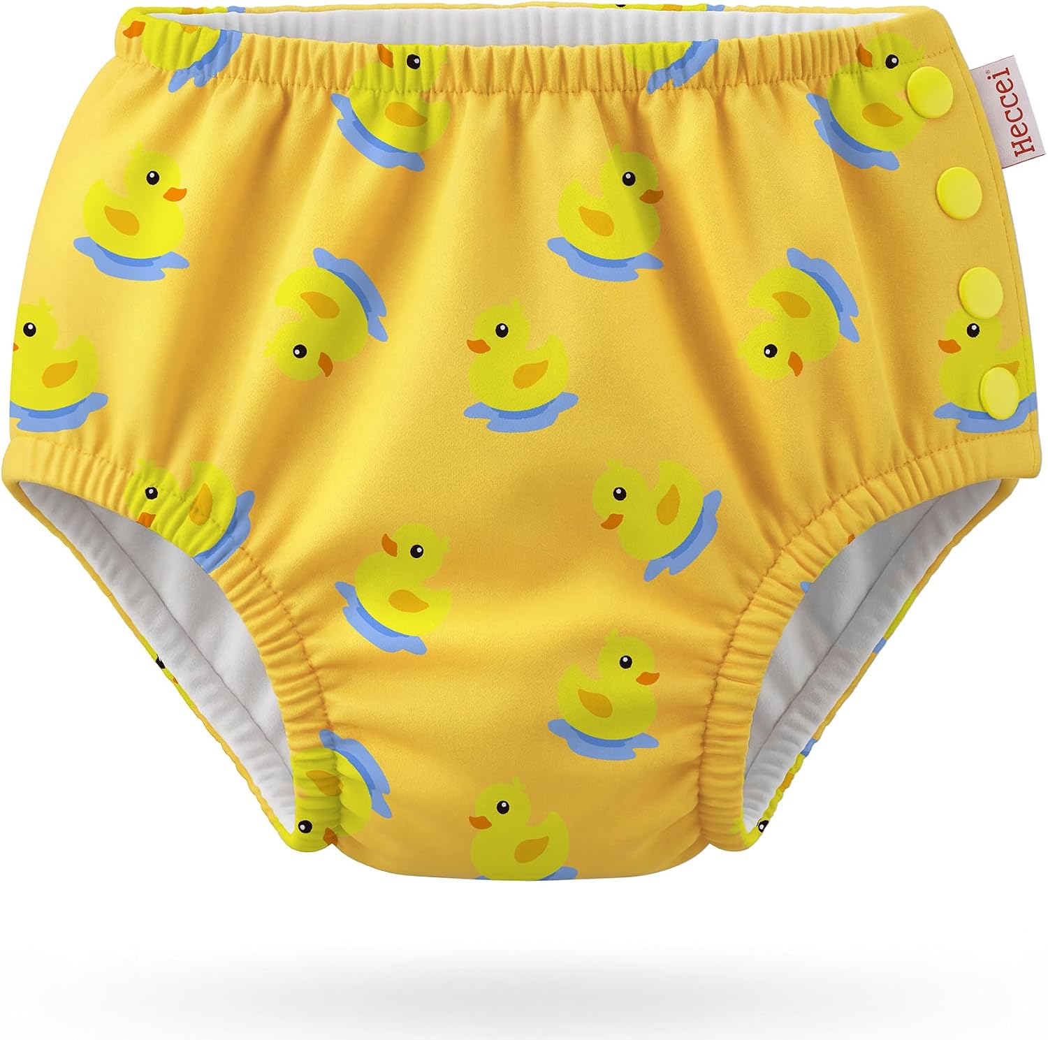 HECCEI Schwimmwindel Baby – Wiederverwendbare Schwimmhose mit verstellbarem Bund (0–6 Monate)