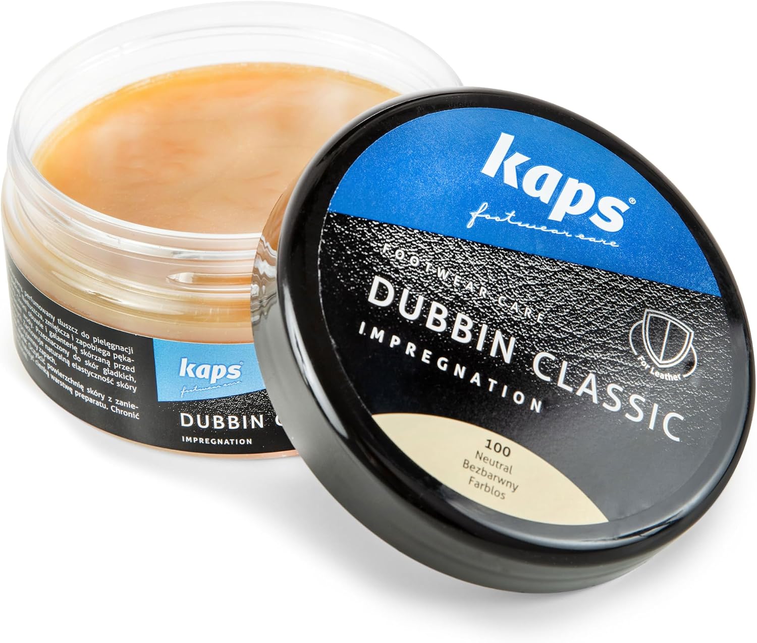 Detalle de Kaps Dubbin Classic Leather Wax for Boots
