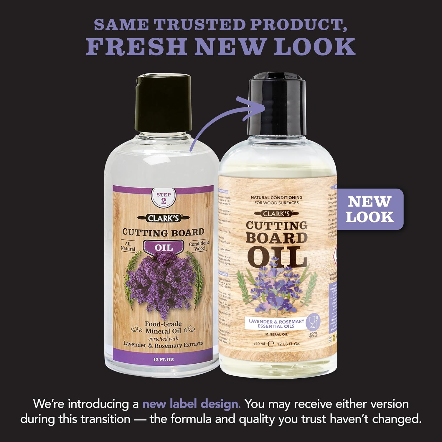 Thumbnail 5 de CLARK'S Cutting Board Oil with Lavender & Rosemary, 12oz 🪵