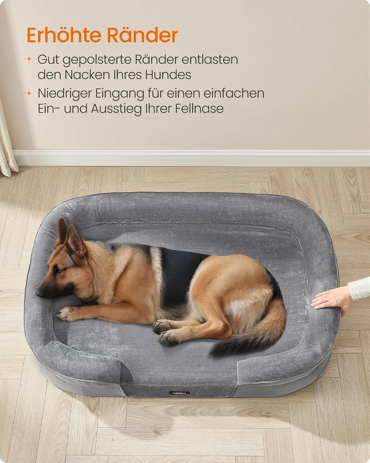 Detalle 1 de Feandrea Hundebett orthopädisch 122 x 85 cm