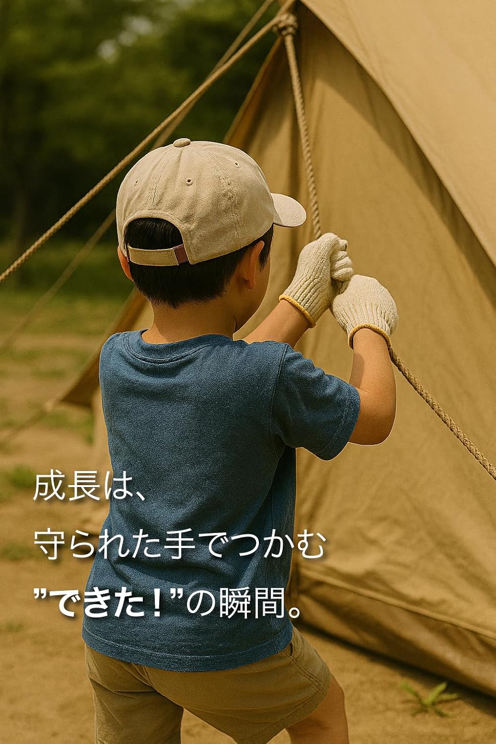 Detalle 2 de おたふく手袋 G-9639 こども用綿軍手 Mサイズ・身長目安120~135㎝・5双入り
