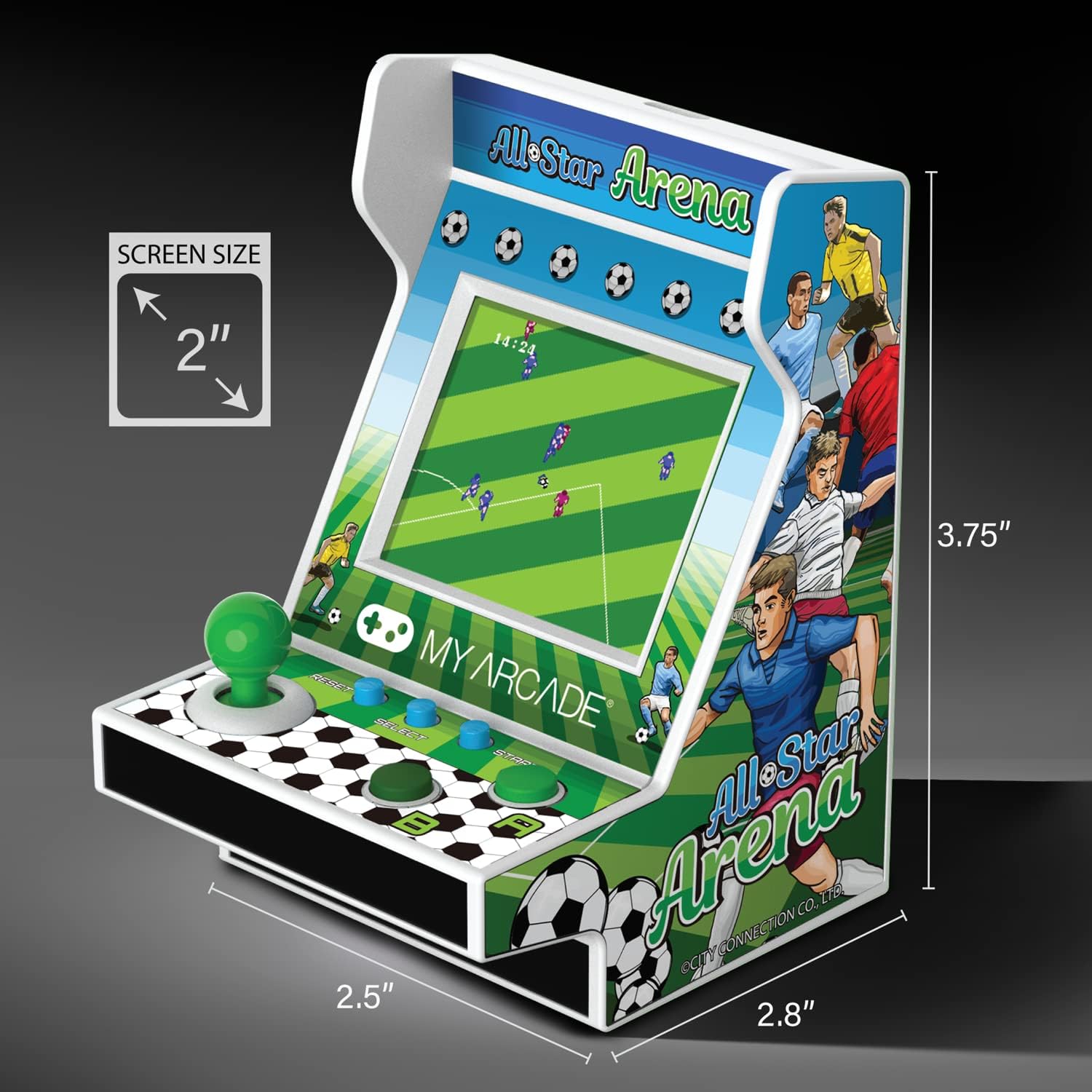 Thumbnail 5 de My Arcade DGUNL-4119 オールスターアリーナ ピコプレーヤー、107種類のゲームと2インチカラー画面