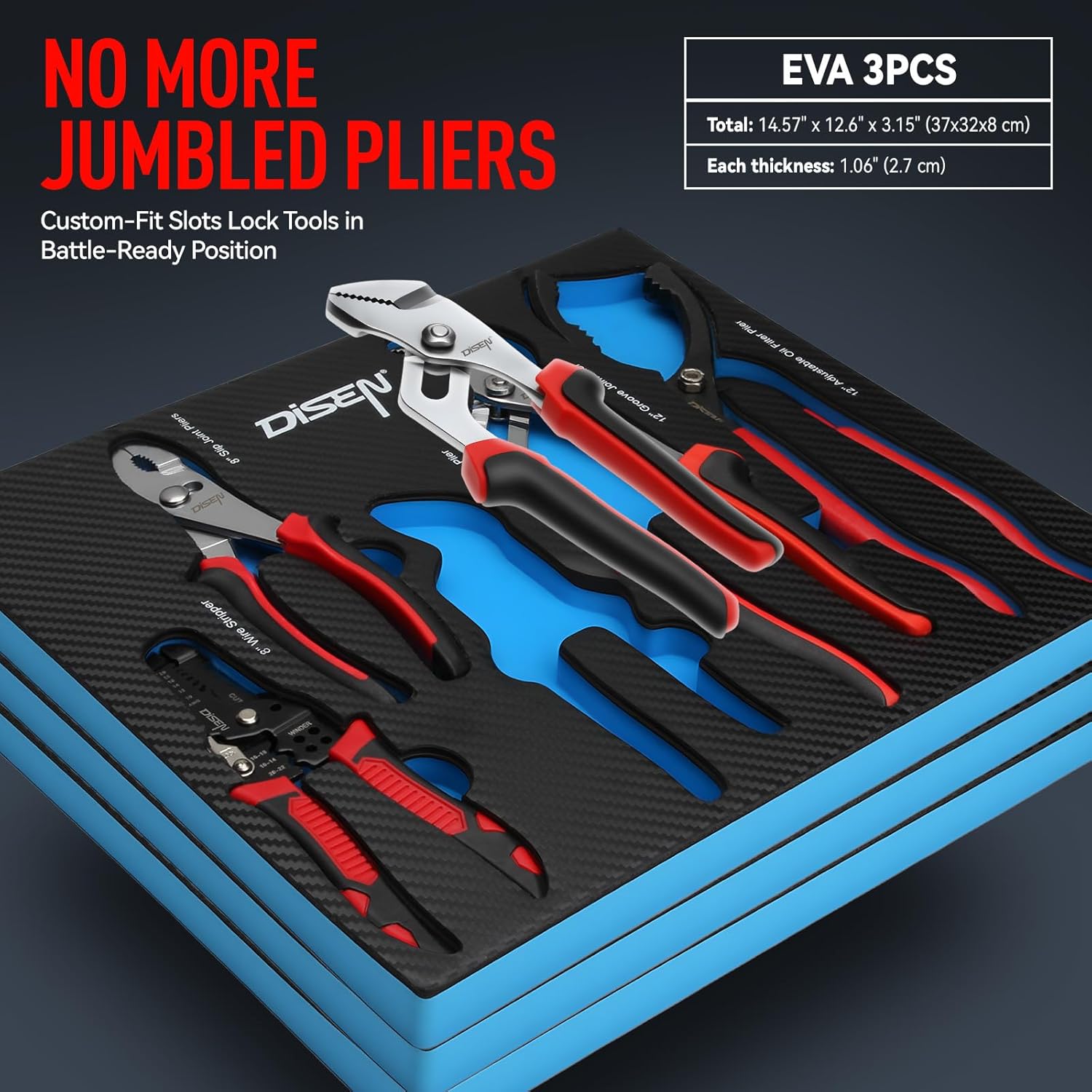Thumbnail 5 de DISEN Pliers Set 21-Piece versatile plier kit 🛠