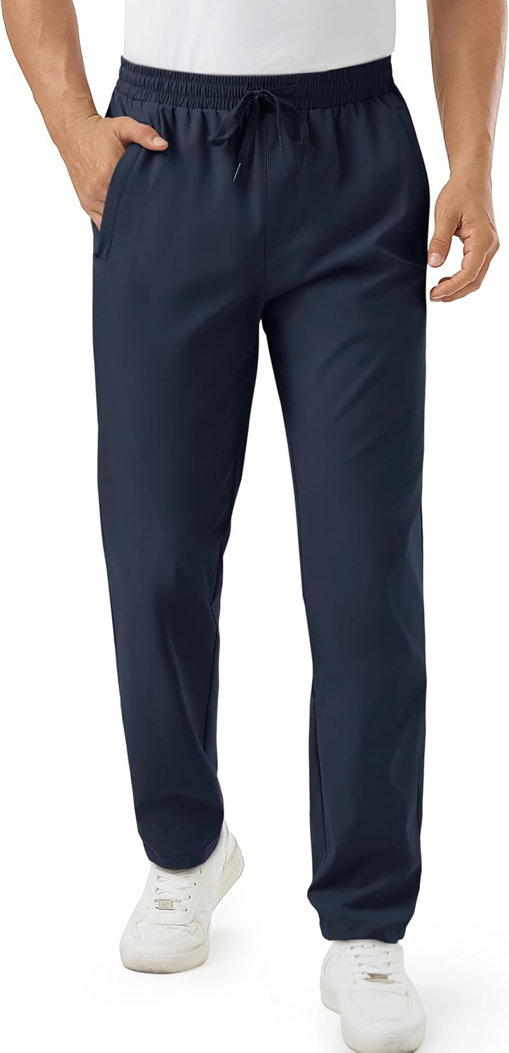 Thumbnail 6 de TACVASEN Men's Trousers: Lightweight Casual Gym Walking Pants with Pockets