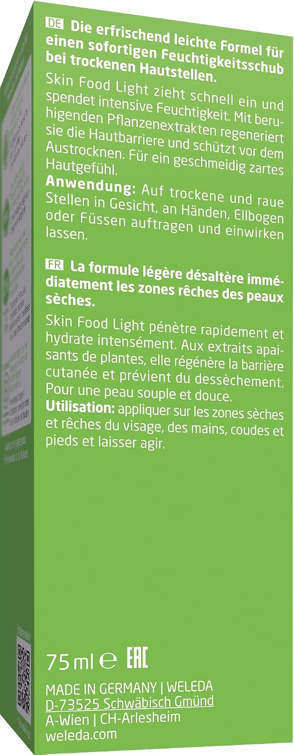 Detalle 2 de Weleda Skin Food Light Feuchtigkeitscreme 75 ml