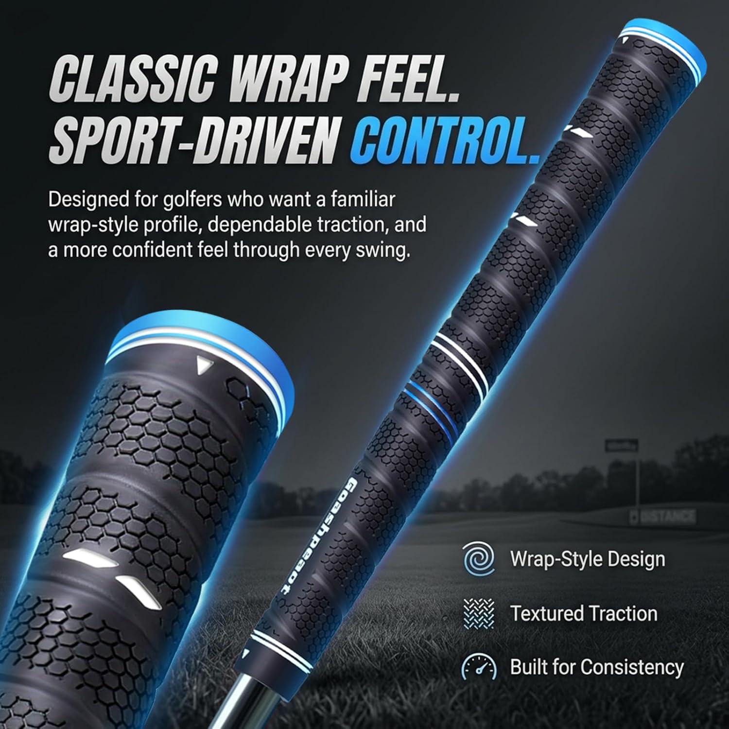 Detalle 2 de Goashpeaot Wrap Golf Grips 13-Pack with Golf Grip Kit