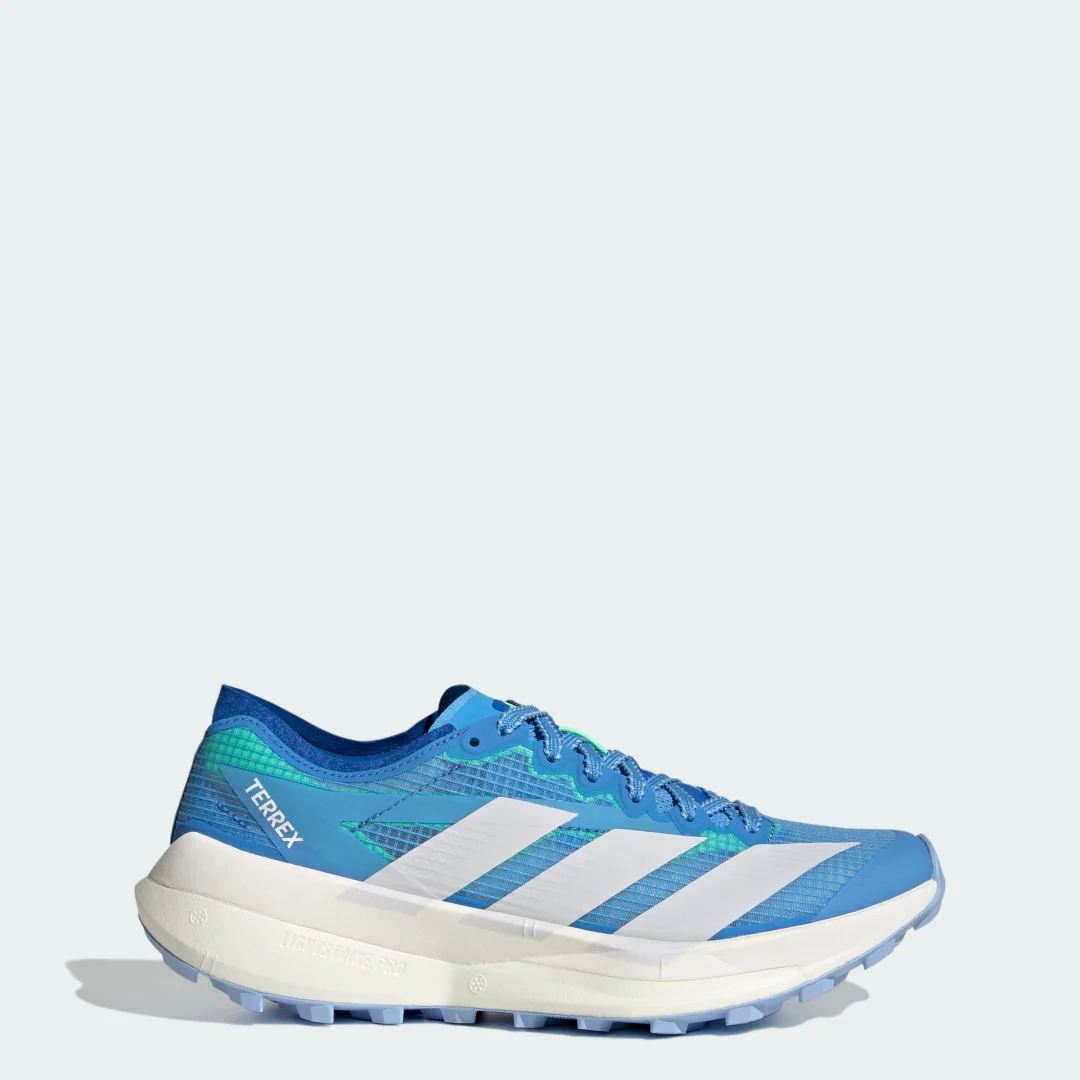 Detalle de Adidas Terrex Agravic Speed 2: zapatilla de trail running en azul