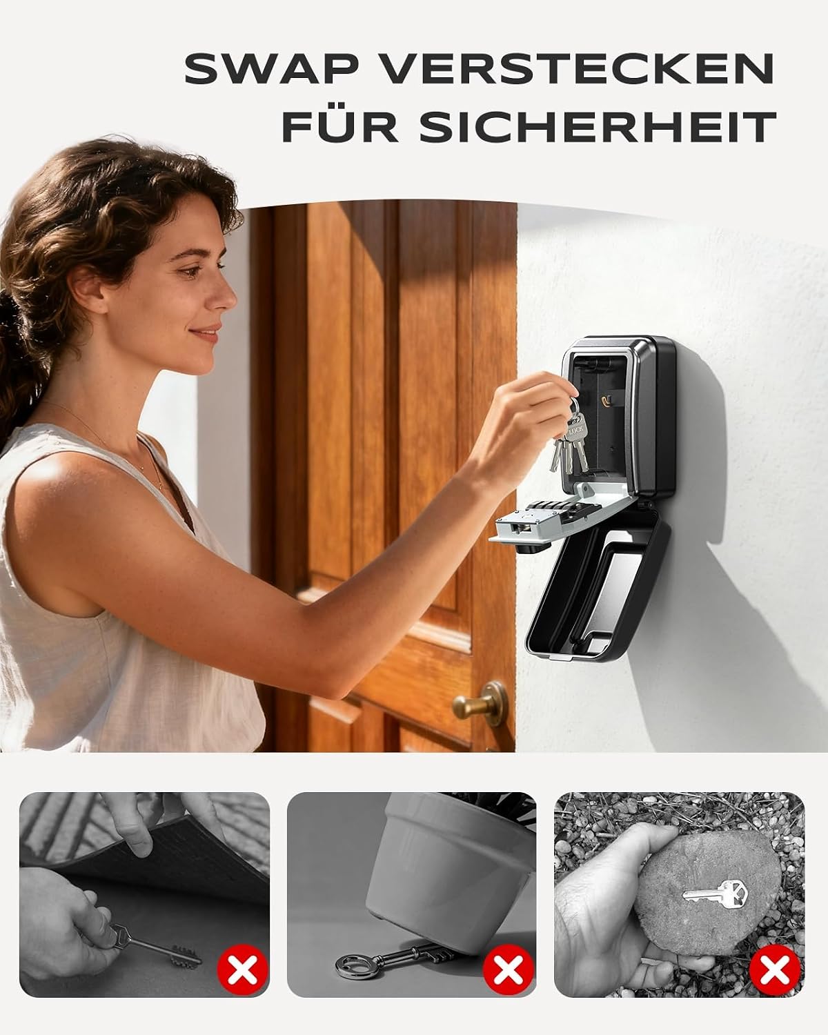Detalle de Mohard Wand Schlüsseltresor 10.000